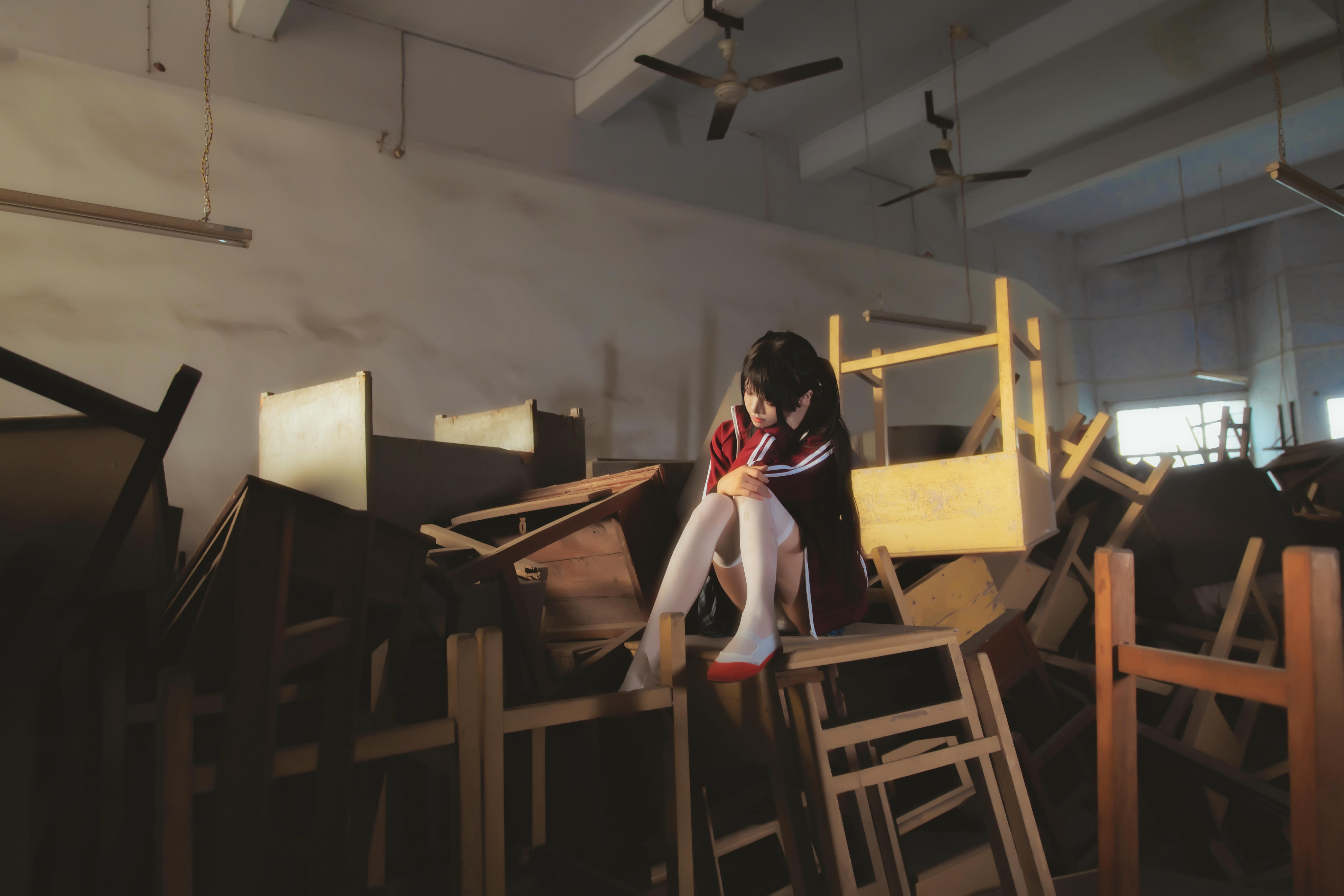 桜桃喵 NO.081 未熟3 废弃教室 [38P-718MB]_第1集