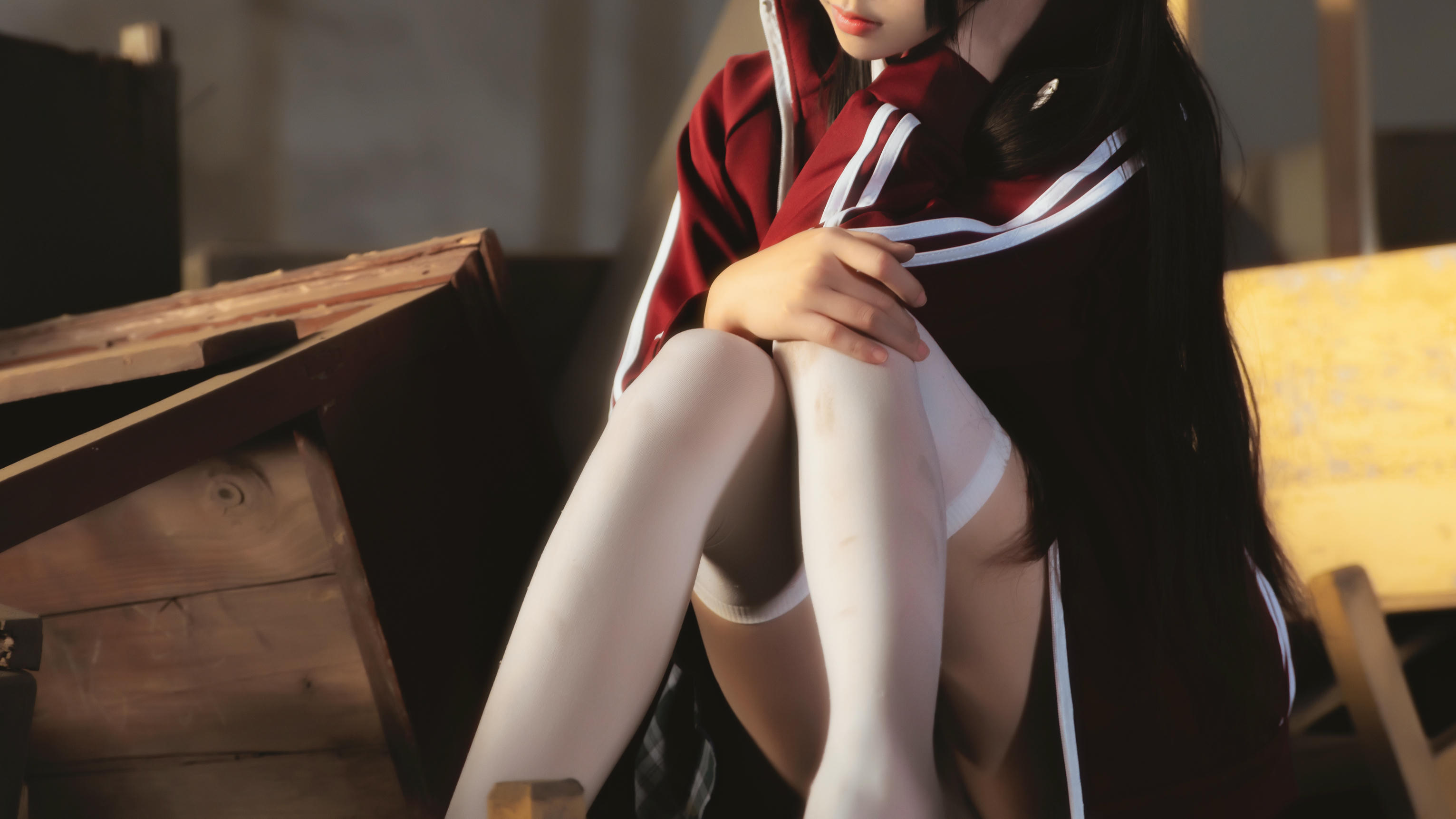 桜桃喵 NO.081 未熟3 废弃教室 [38P-718MB]_第1集