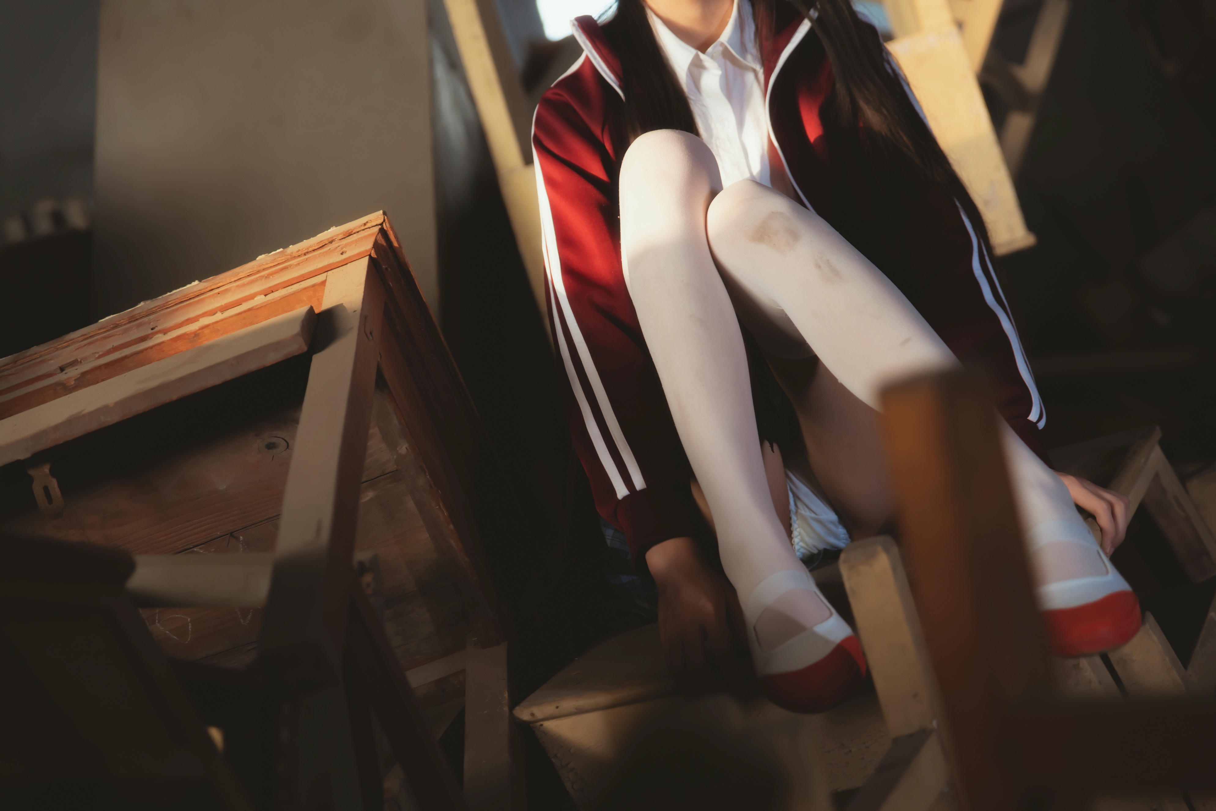 桜桃喵 NO.081 未熟3 废弃教室 [38P-718MB]_第1集