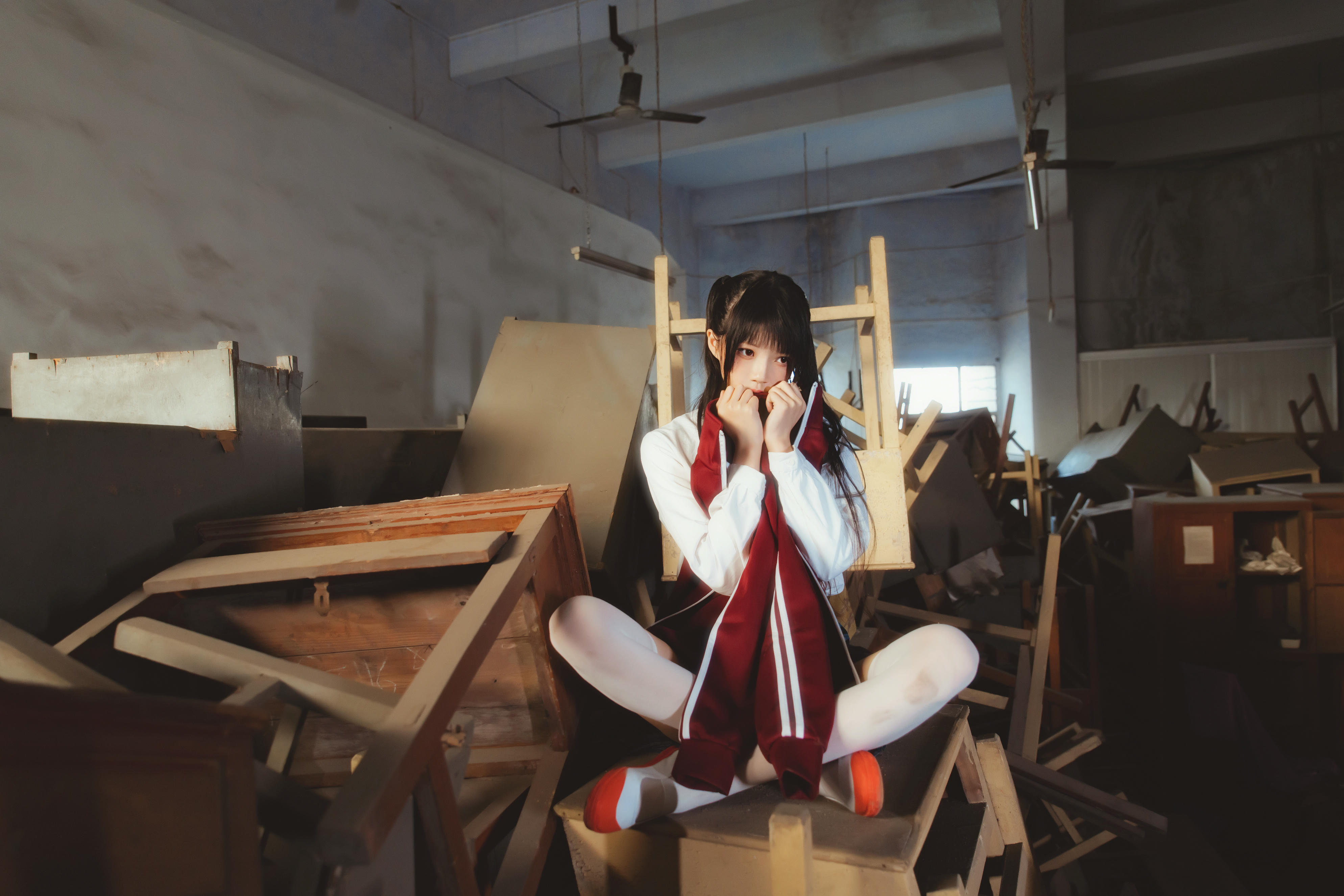 桜桃喵 NO.081 未熟3 废弃教室 [38P-718MB]_第2集