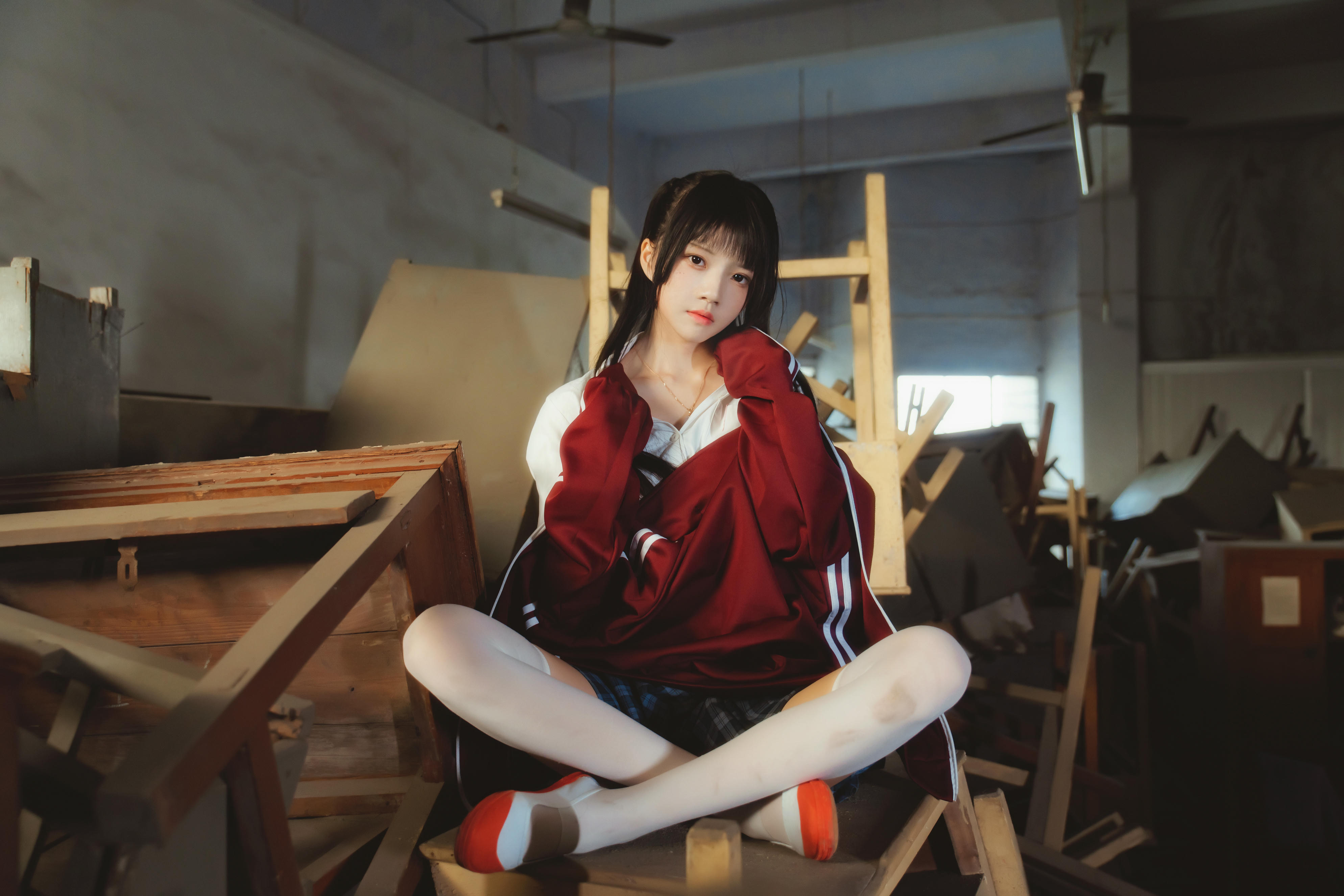 桜桃喵 NO.081 未熟3 废弃教室 [38P-718MB]_第2集