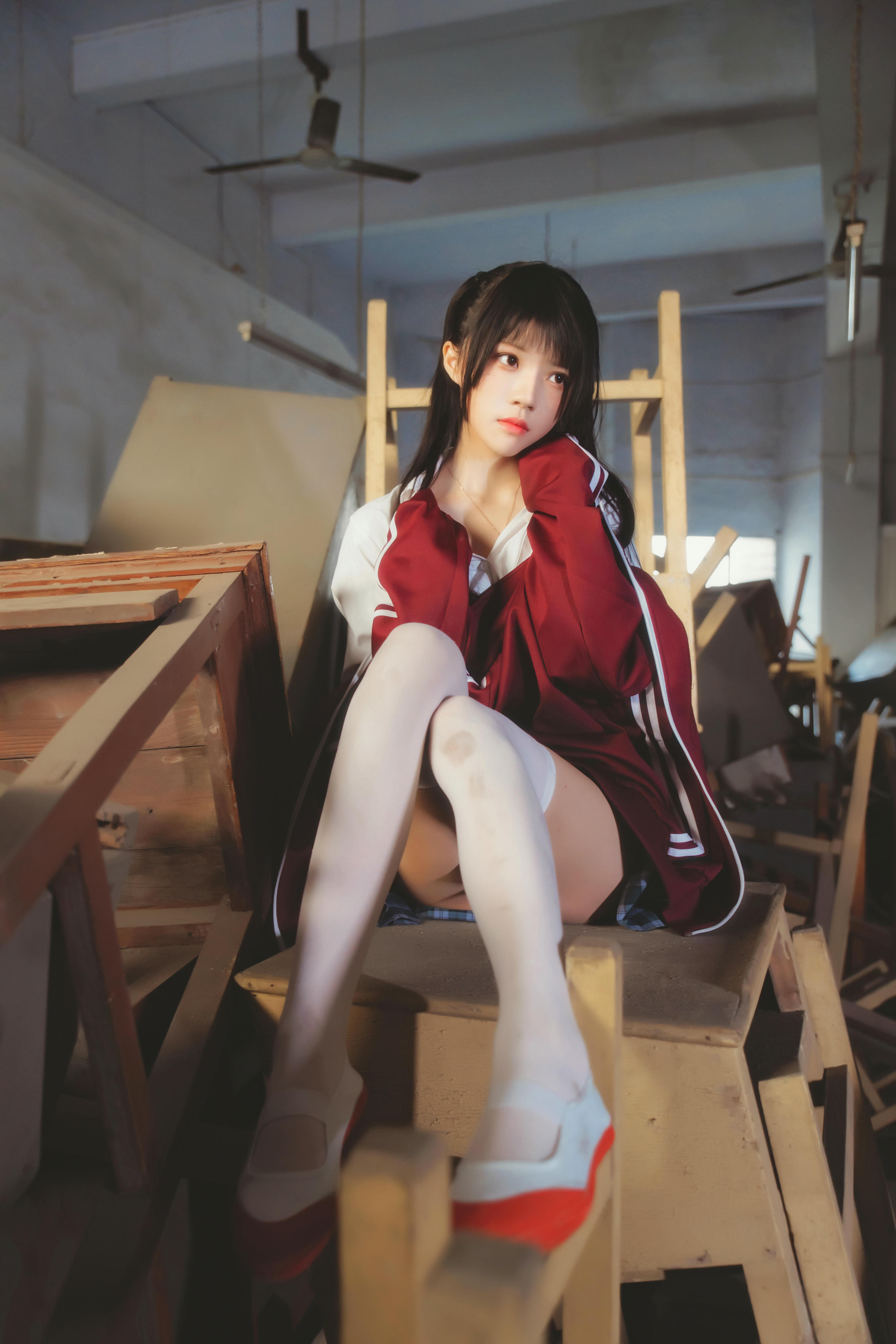 桜桃喵 NO.081 未熟3 废弃教室 [38P-718MB]_第2集