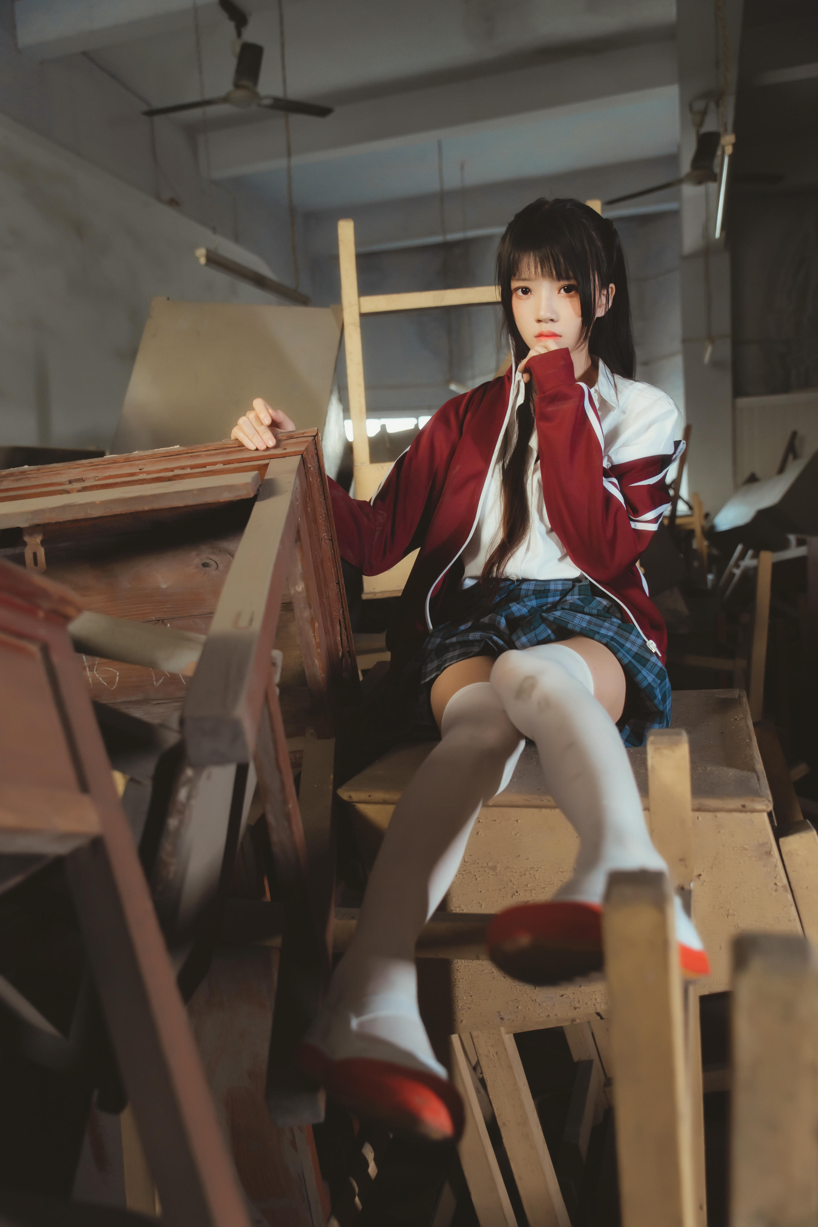 桜桃喵 NO.081 未熟3 废弃教室 [38P-718MB]_第2集