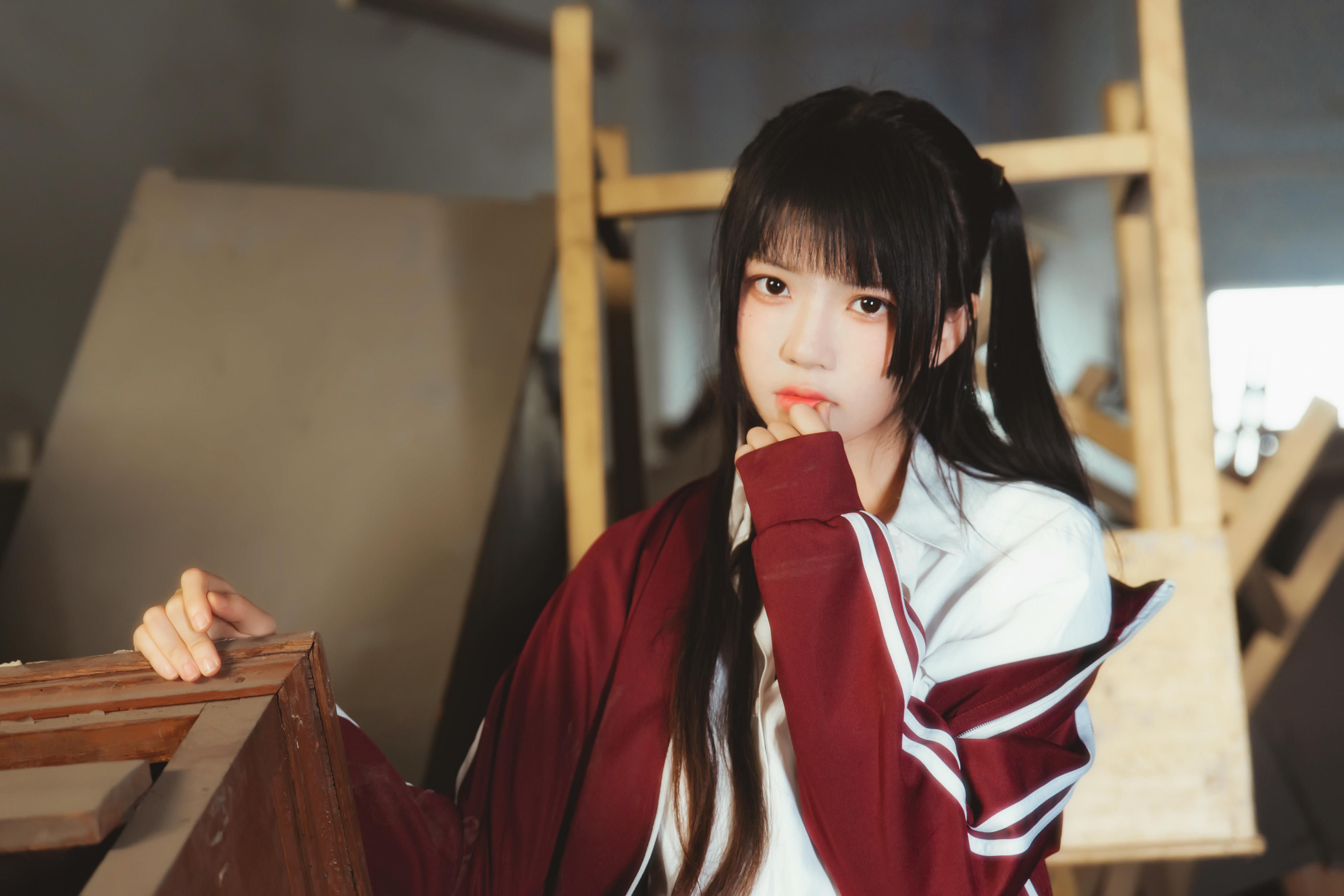 桜桃喵 NO.081 未熟3 废弃教室 [38P-718MB]_第2集