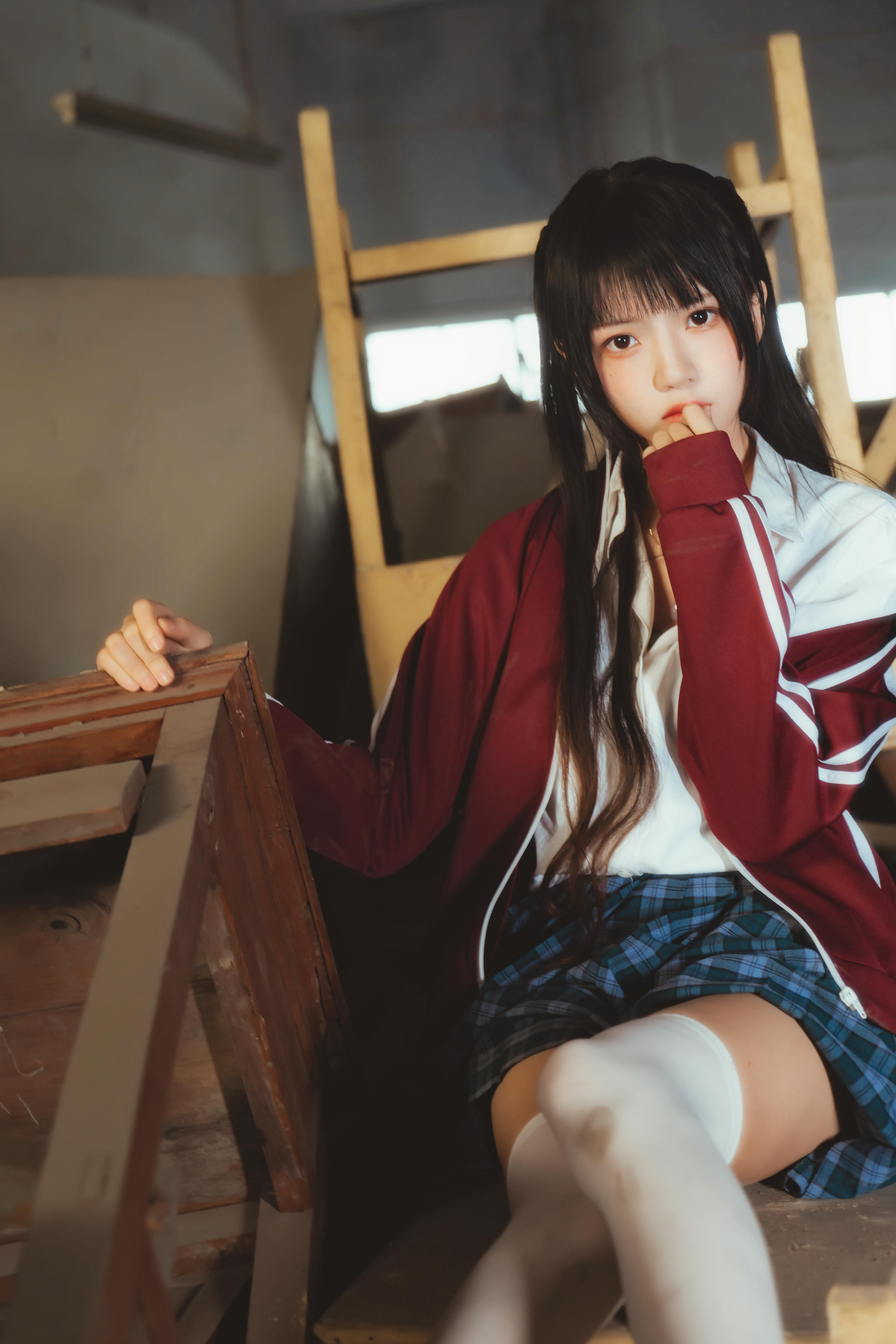 桜桃喵 NO.081 未熟3 废弃教室 [38P-718MB]_第2集