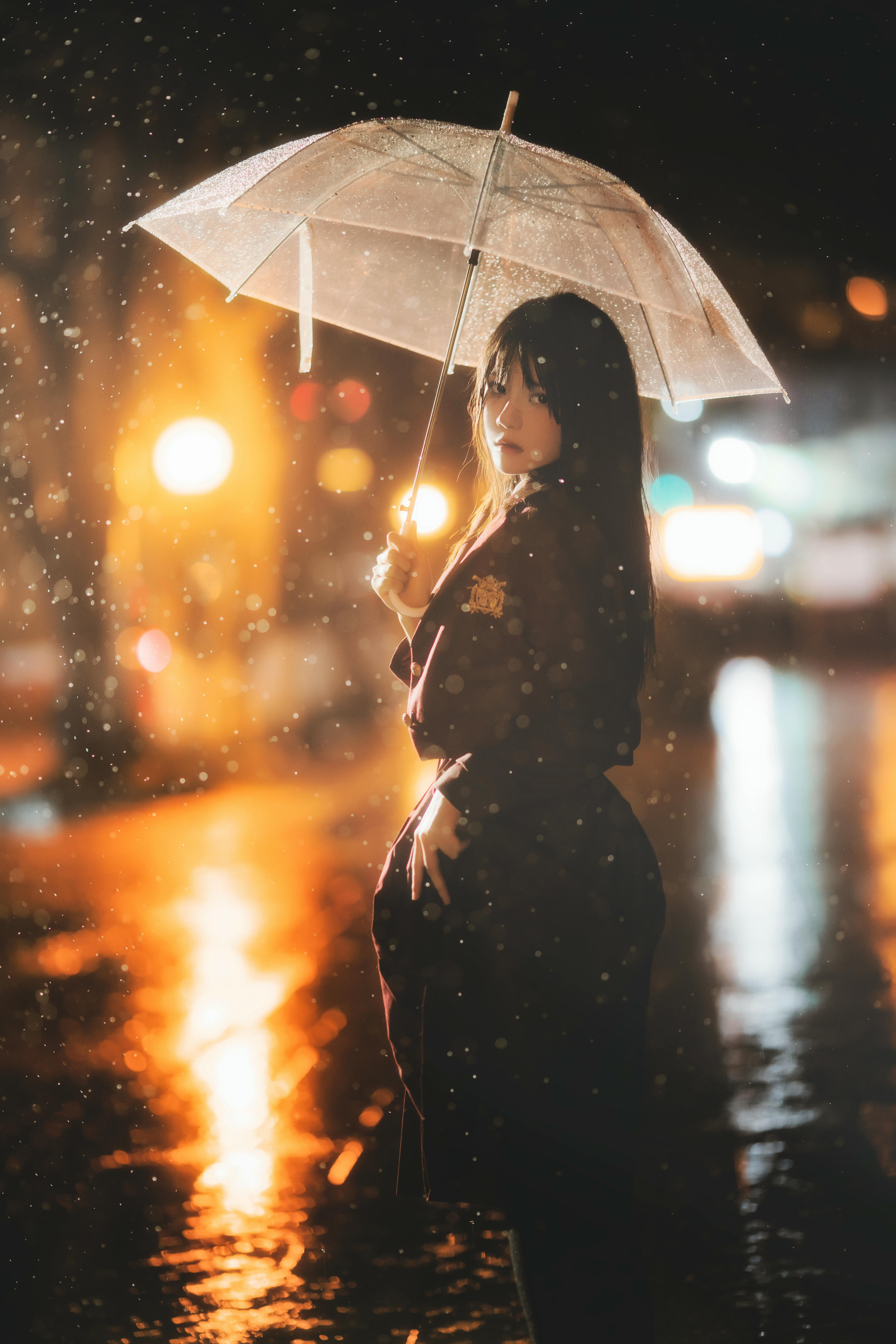 桜桃喵 NO.083 未熟3 雨下 [43P-1.39GB]_第1集