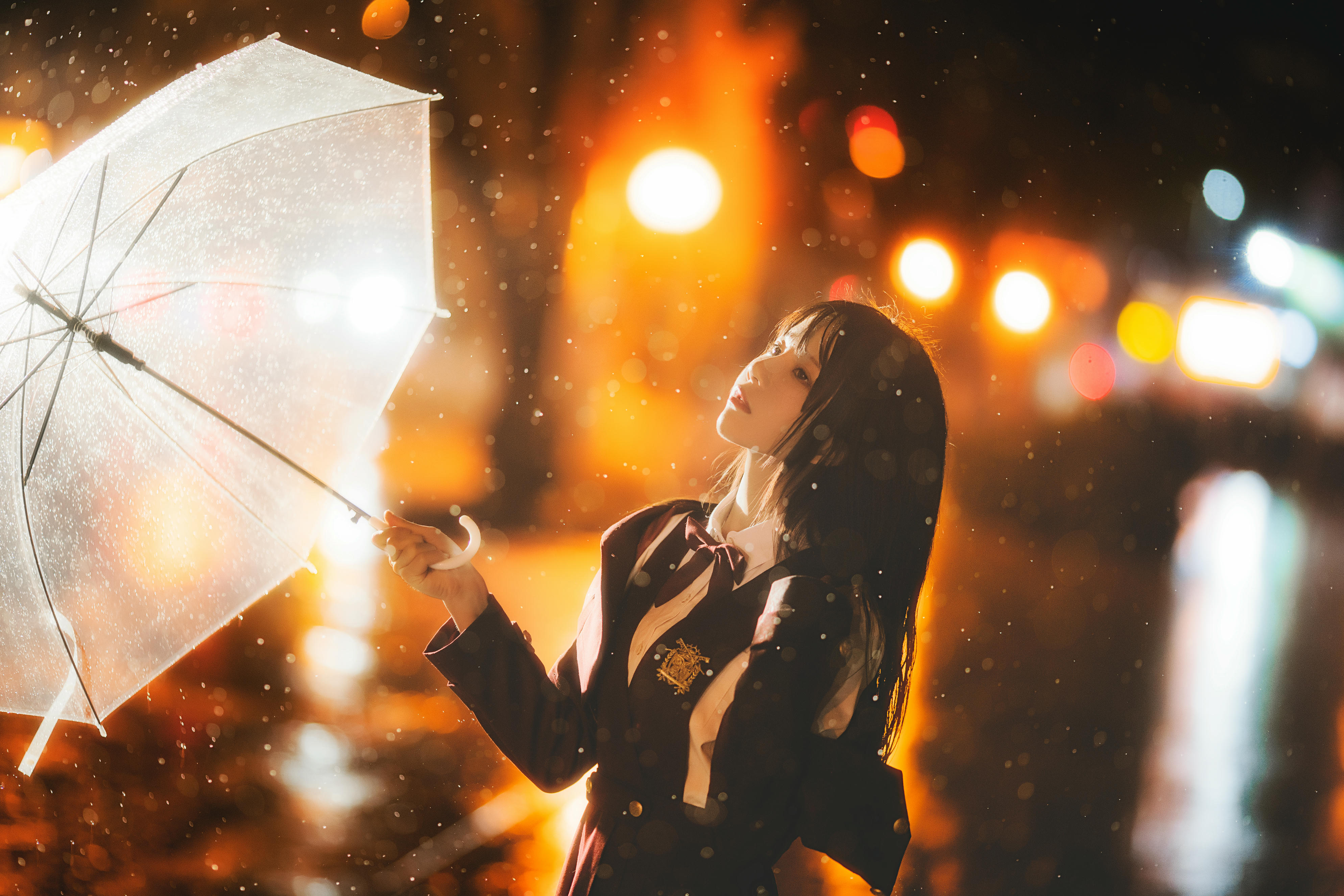 桜桃喵 NO.083 未熟3 雨下 [43P-1.39GB]_第1集