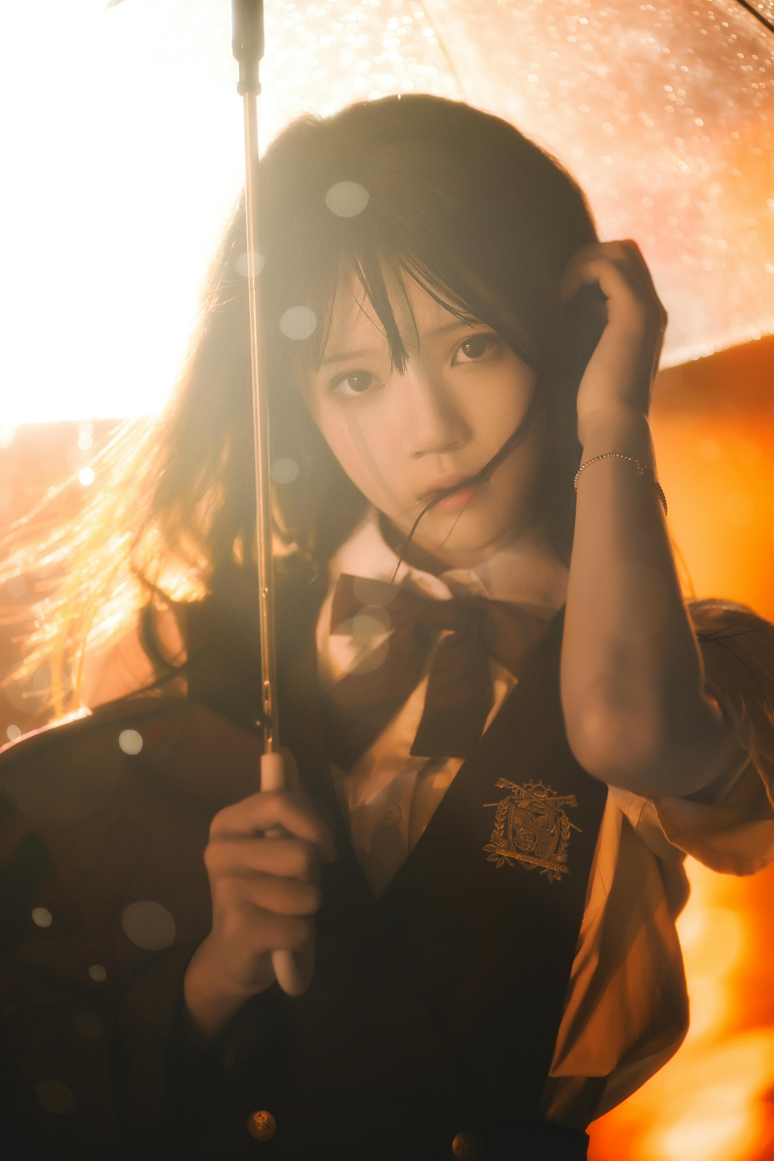 桜桃喵 NO.083 未熟3 雨下 [43P-1.39GB]_第2集