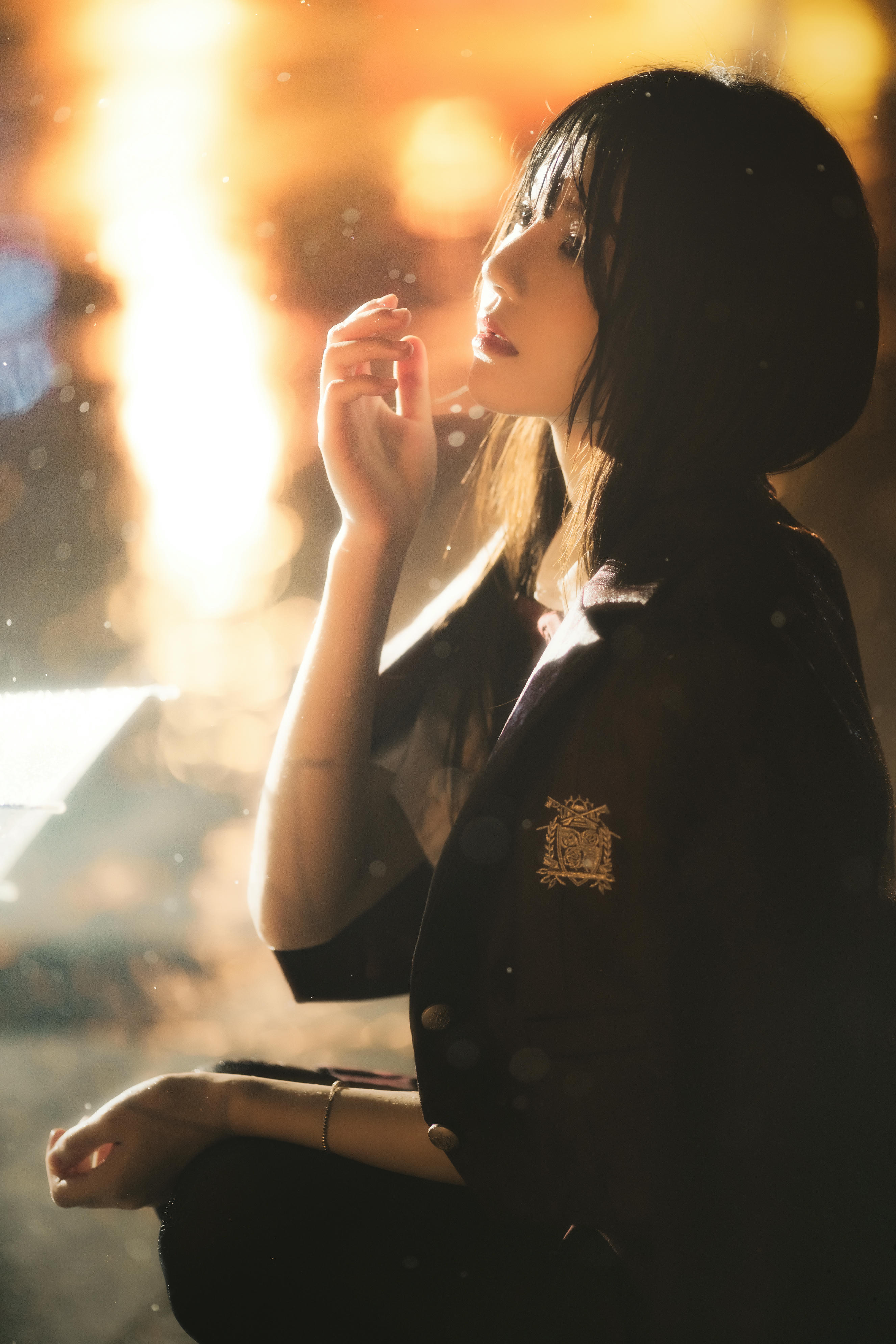 桜桃喵 NO.083 未熟3 雨下 [43P-1.39GB]_第2集