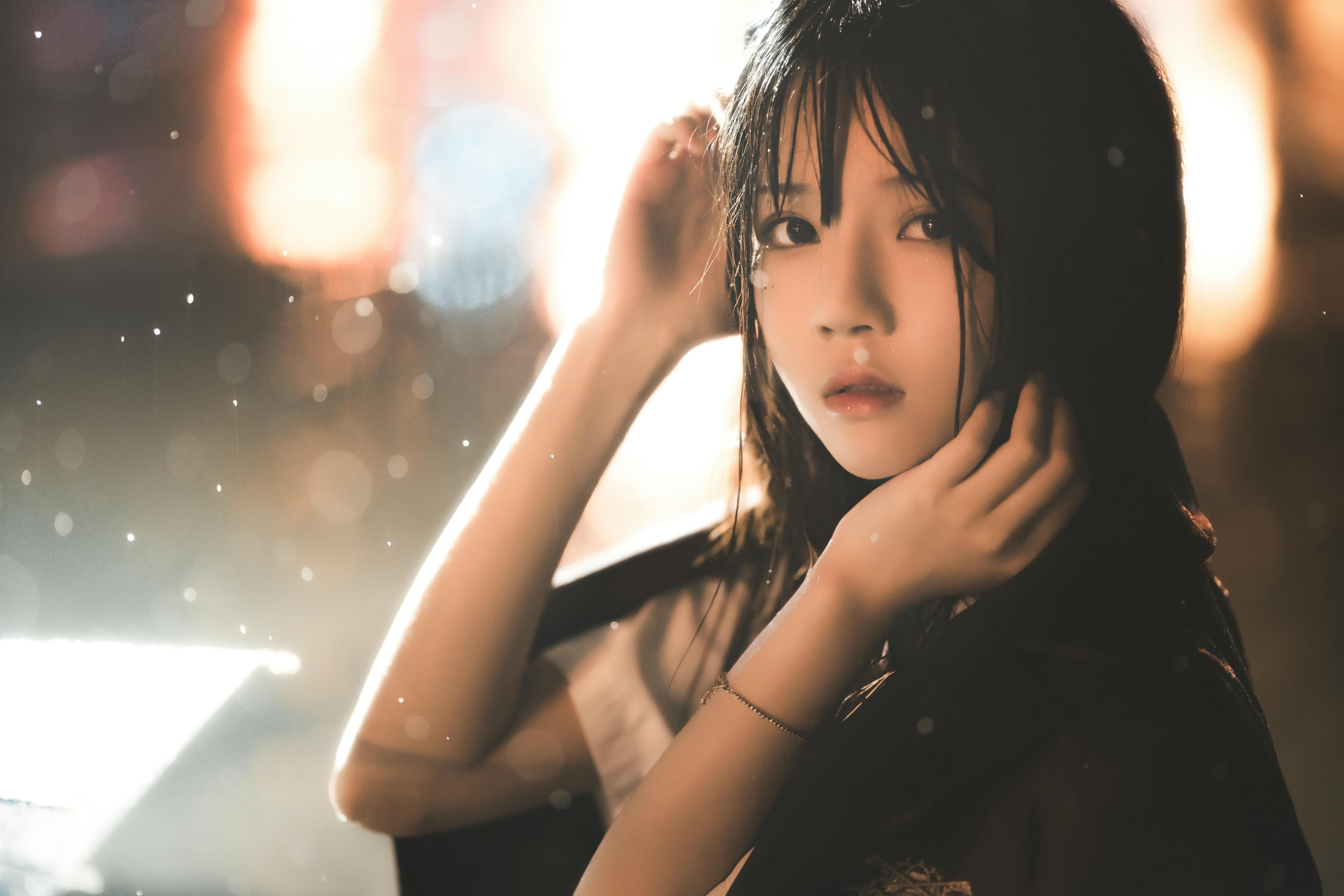 桜桃喵 NO.083 未熟3 雨下 [43P-1.39GB]_第3集