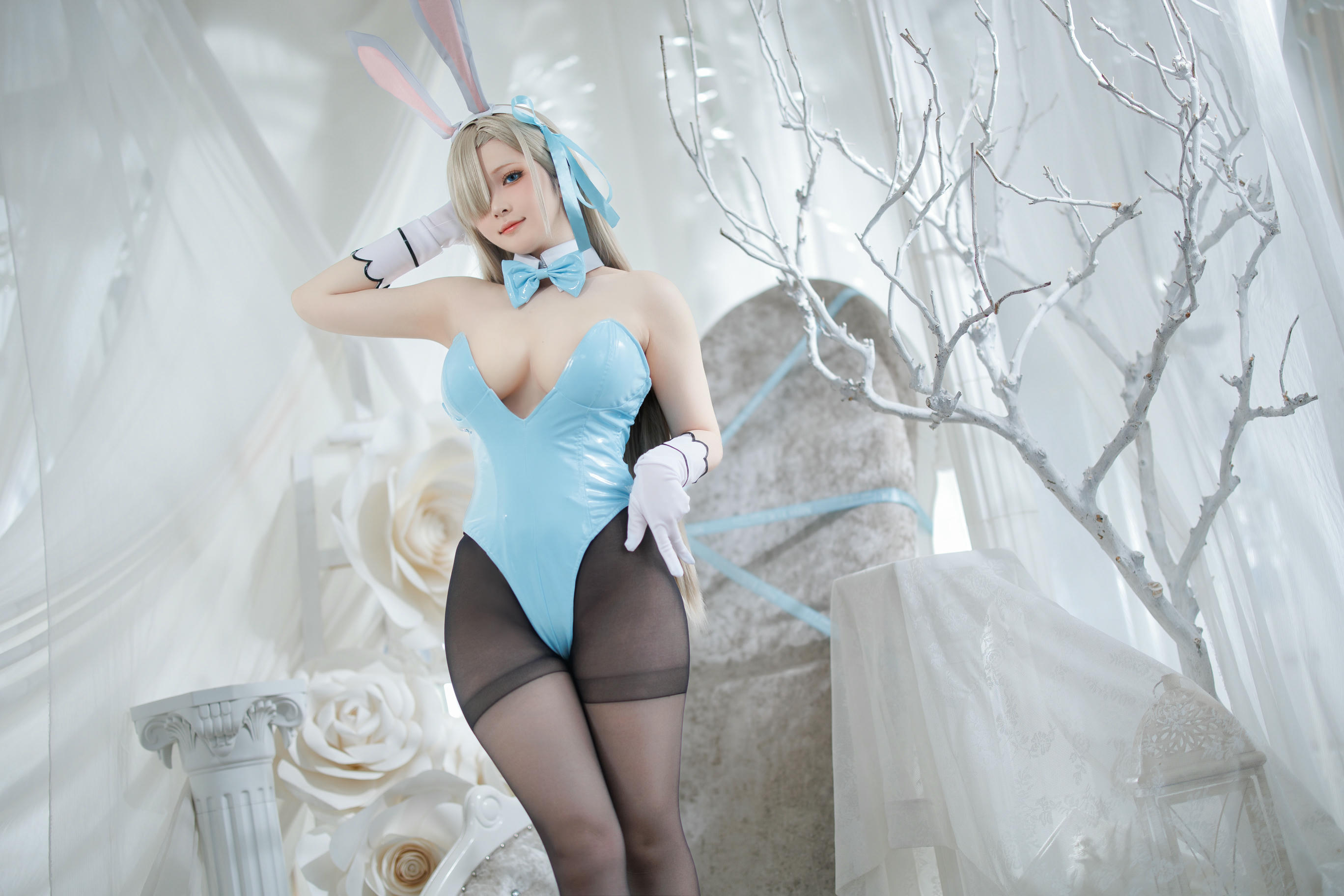 屿鱼 NO.022 明日奈兔女郎[22P-196M]_第1集