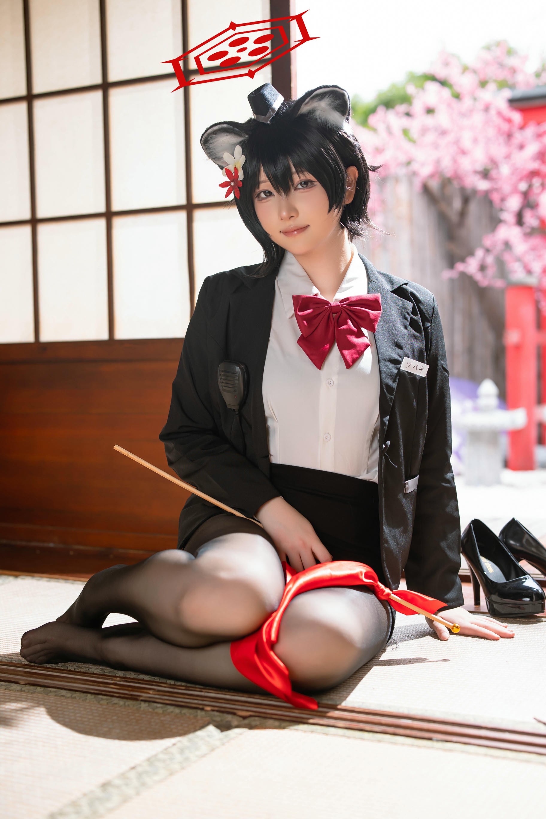 屿鱼 NO.031 蔚蓝档案 春日椿 导游[55P 155.6M]_第1集