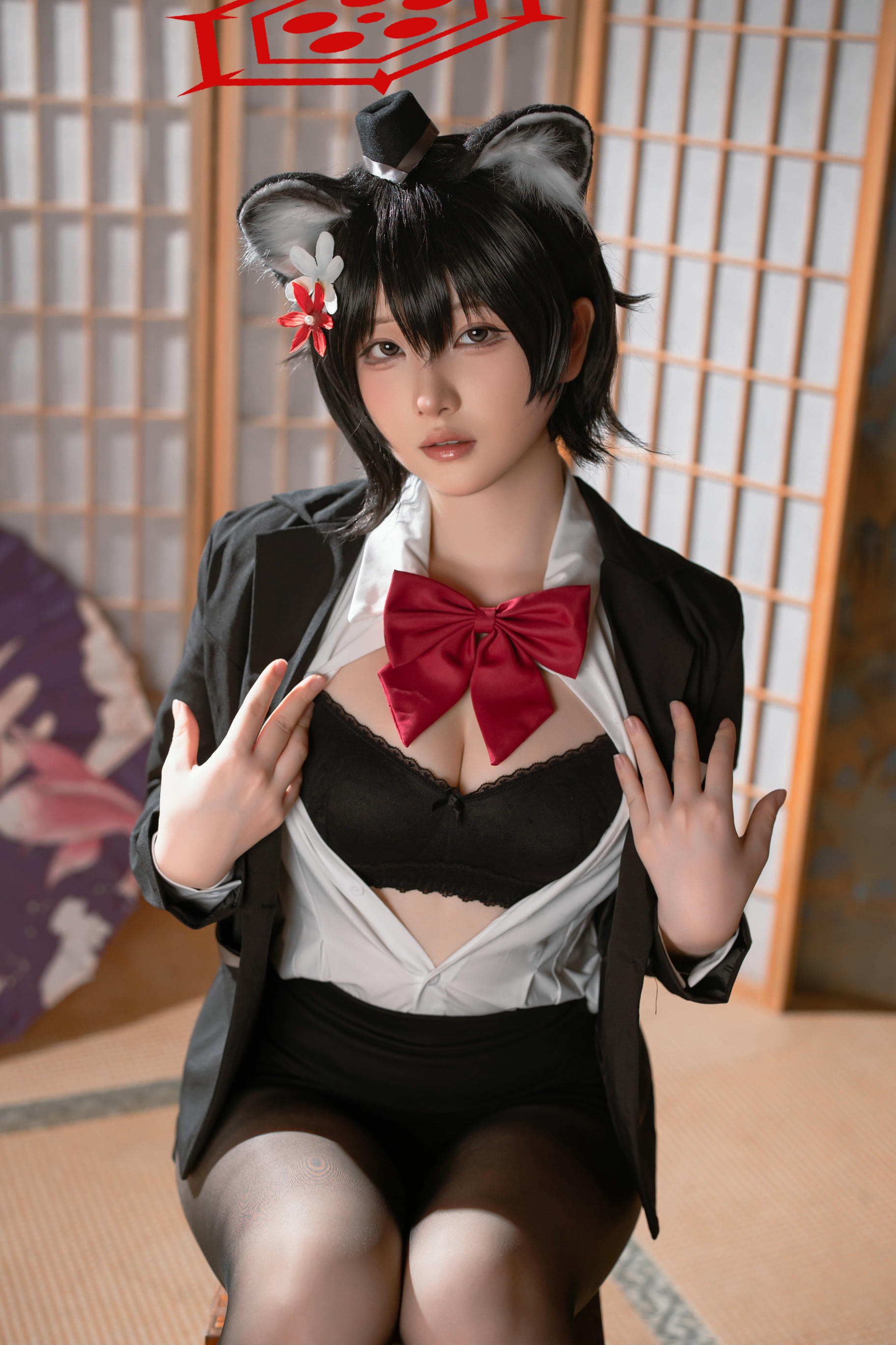 屿鱼 NO.031 蔚蓝档案 春日椿 导游[55P 155.6M]_第2集