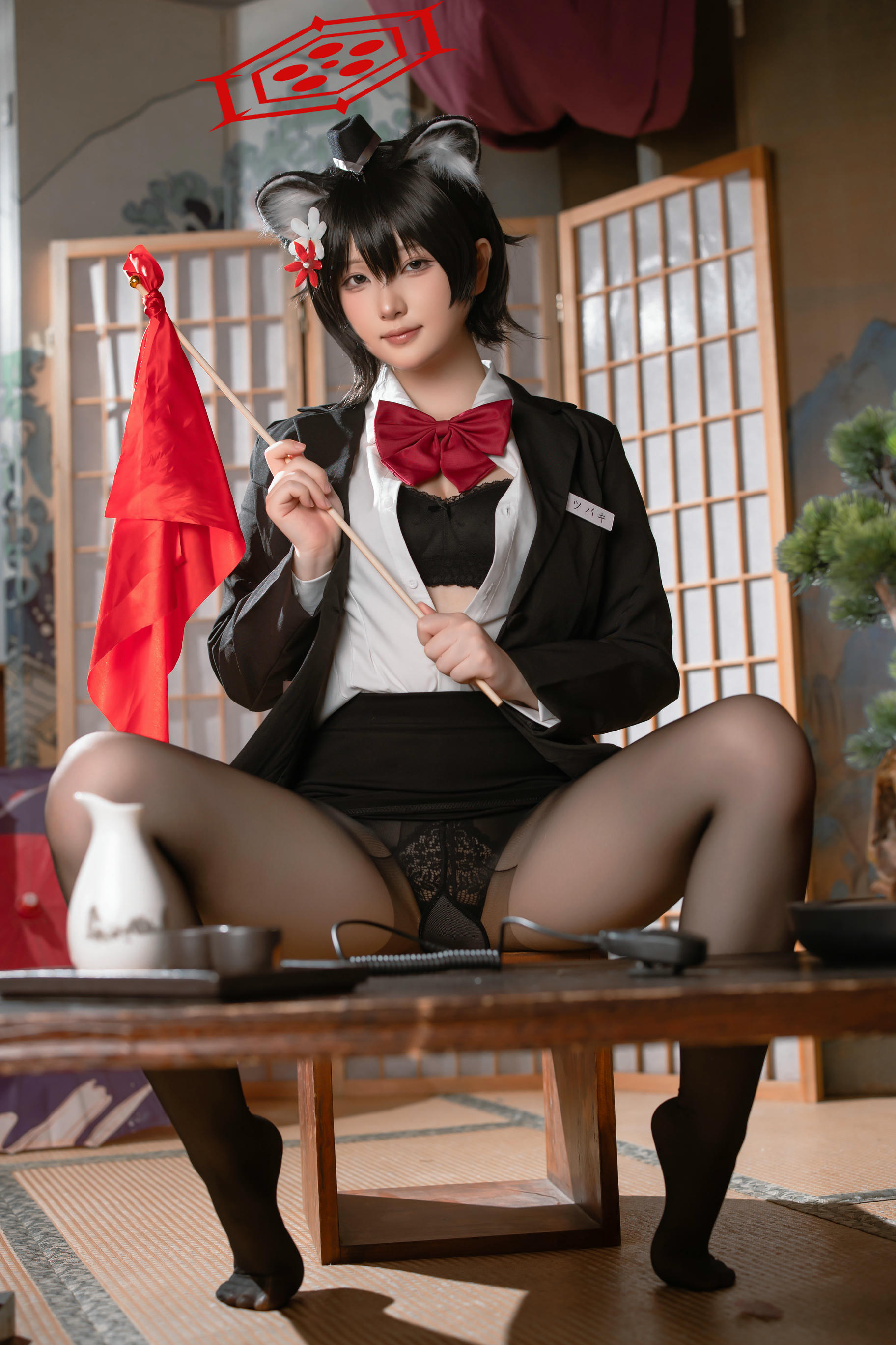 屿鱼 NO.031 蔚蓝档案 春日椿 导游[55P 155.6M]_第2集