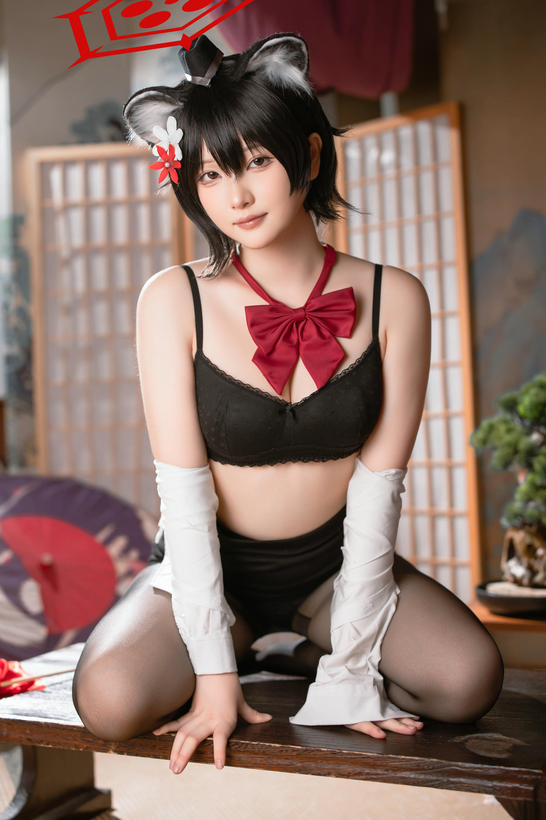 屿鱼 NO.031 蔚蓝档案 春日椿 导游[55P 155.6M]_第2集