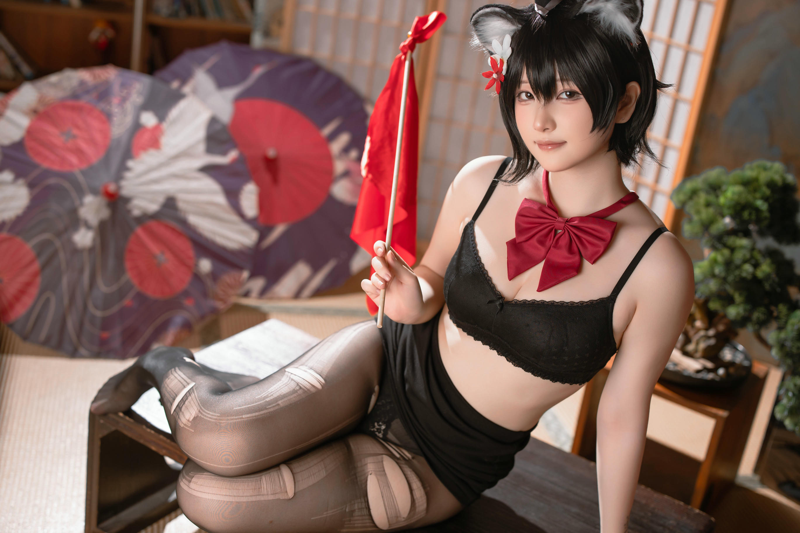 屿鱼 NO.031 蔚蓝档案 春日椿 导游[55P 155.6M]_第2集