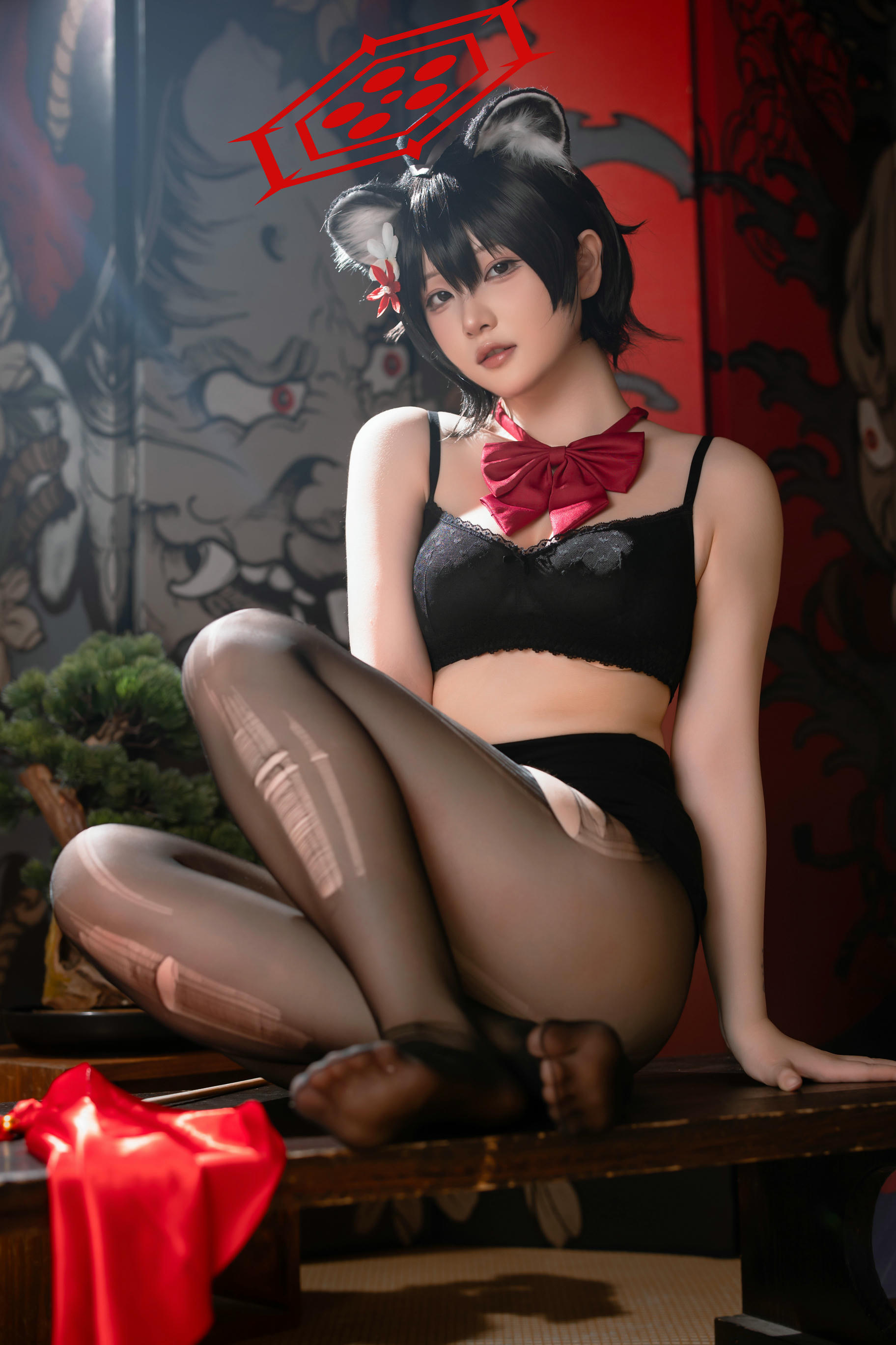 屿鱼 NO.031 蔚蓝档案 春日椿 导游[55P 155.6M]_第2集