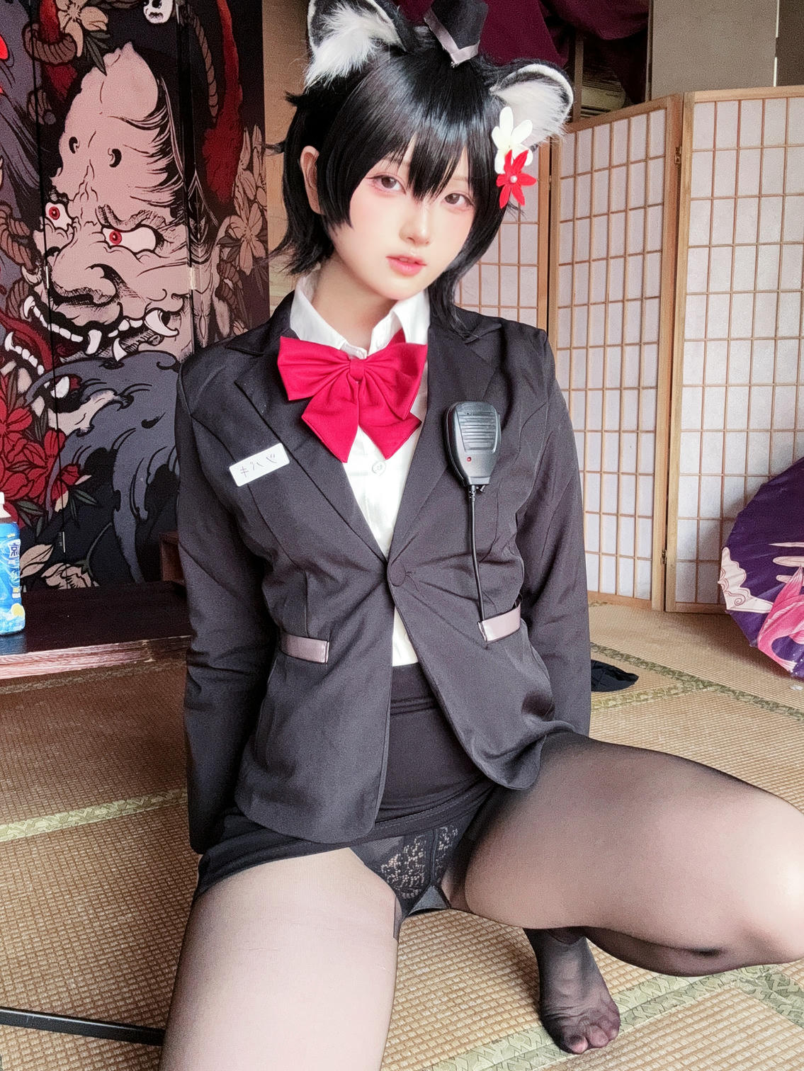 屿鱼 NO.031 蔚蓝档案 春日椿 导游[55P 155.6M]_第3集