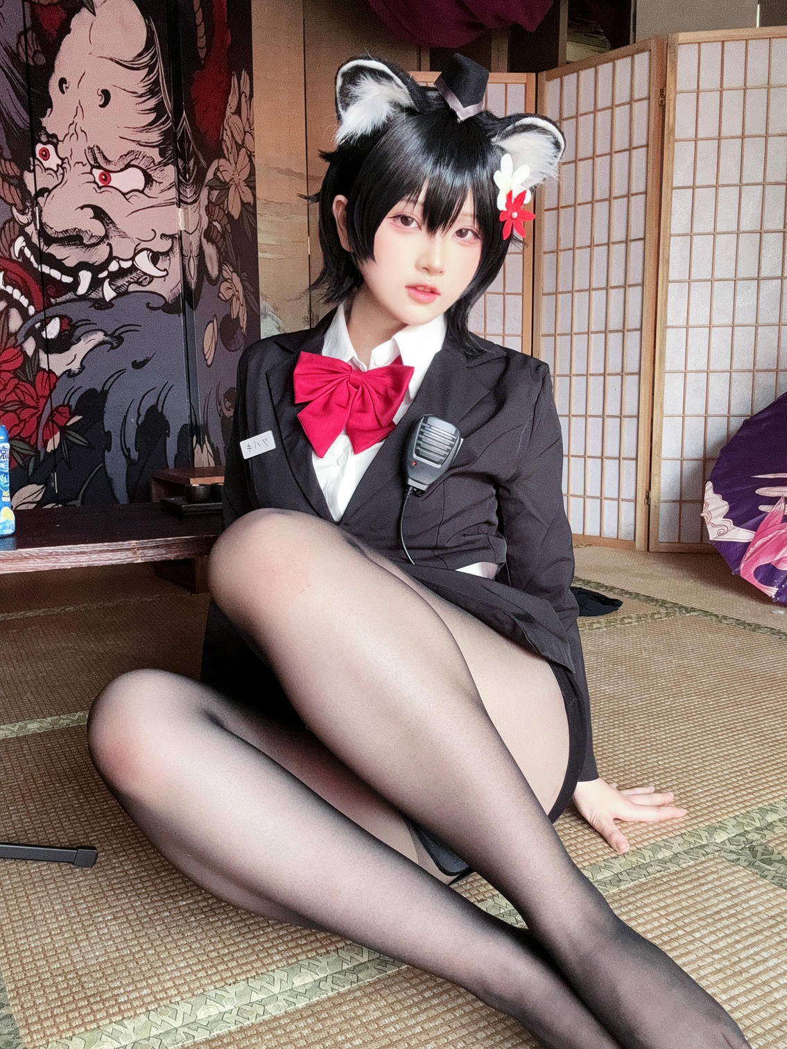 屿鱼 NO.031 蔚蓝档案 春日椿 导游[55P 155.6M]_第3集