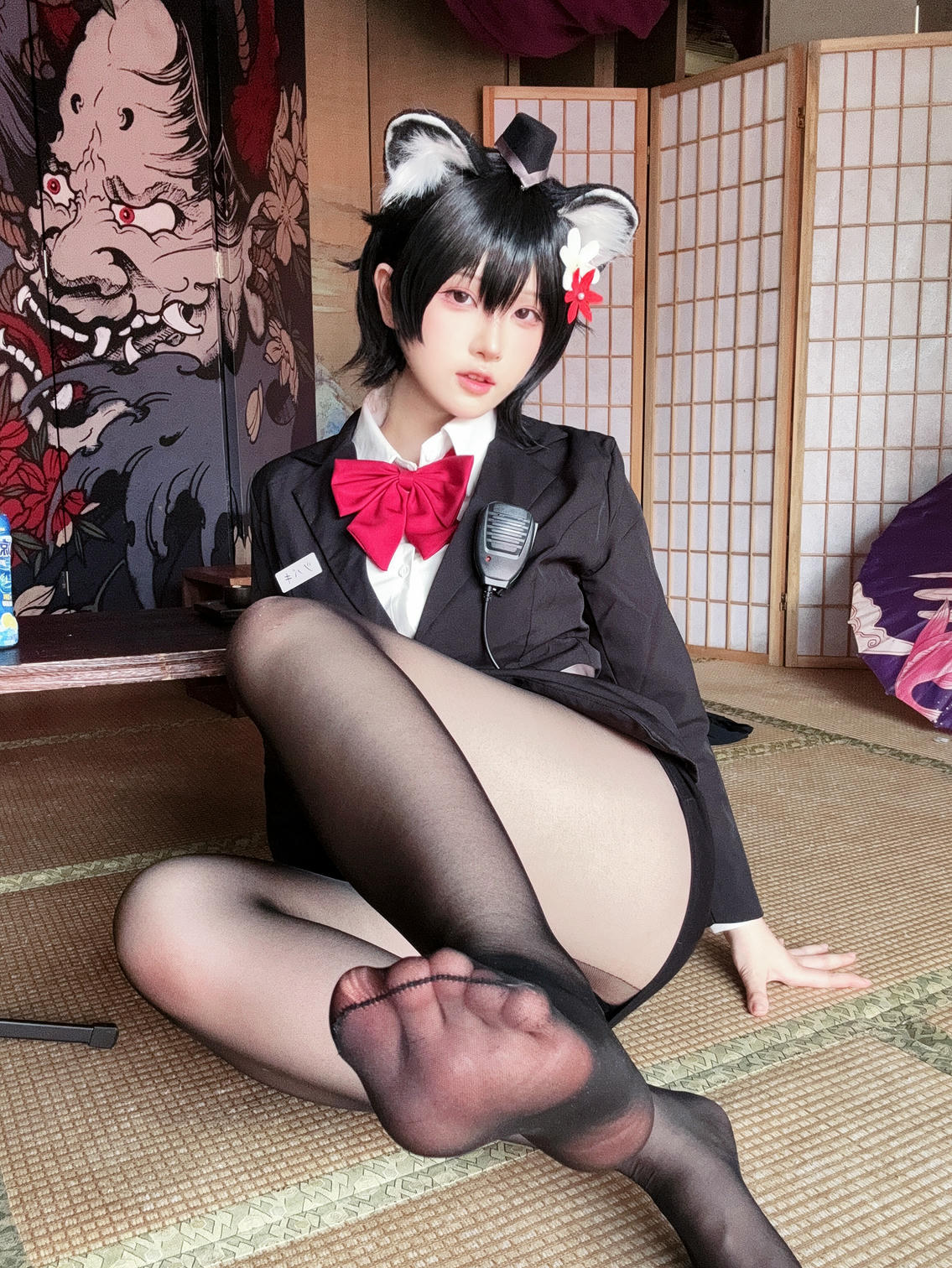 屿鱼 NO.031 蔚蓝档案 春日椿 导游[55P 155.6M]_第3集