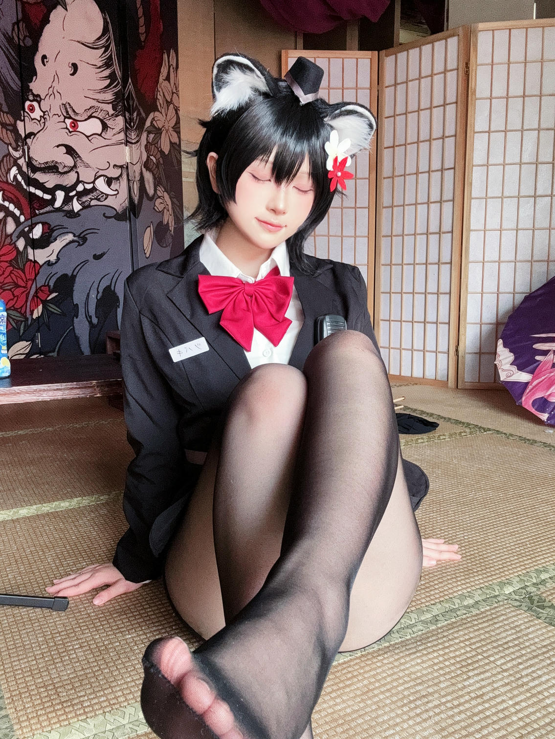 屿鱼 NO.031 蔚蓝档案 春日椿 导游[55P 155.6M]_第3集