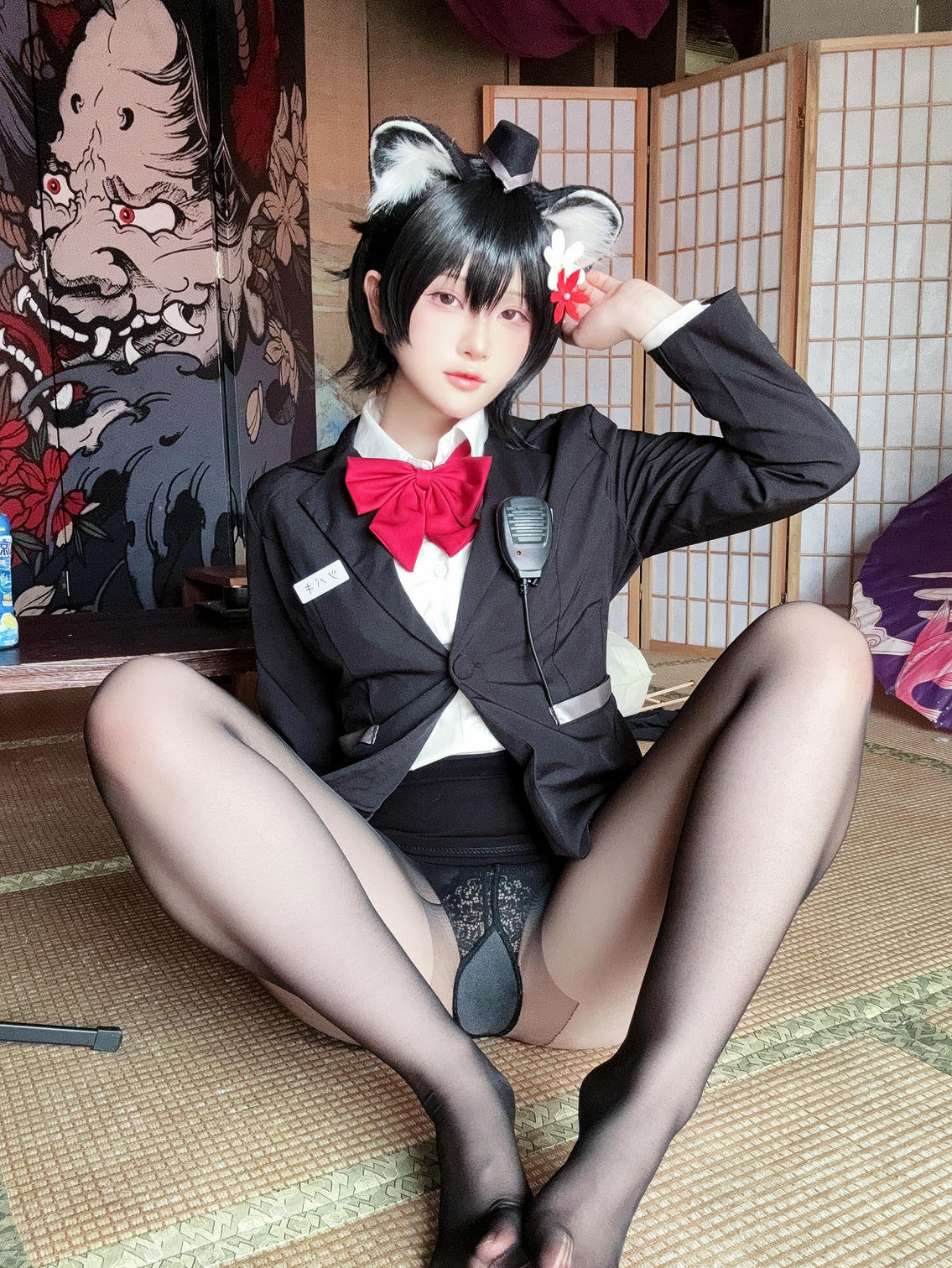 屿鱼 NO.031 蔚蓝档案 春日椿 导游[55P 155.6M]_第3集