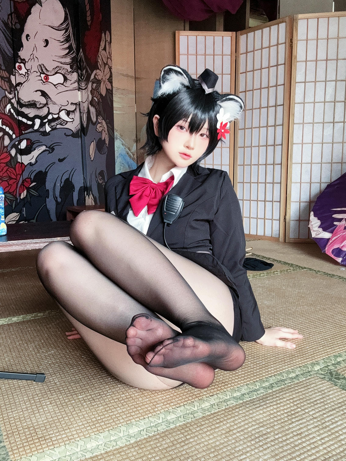 屿鱼 NO.031 蔚蓝档案 春日椿 导游[55P 155.6M]_第3集