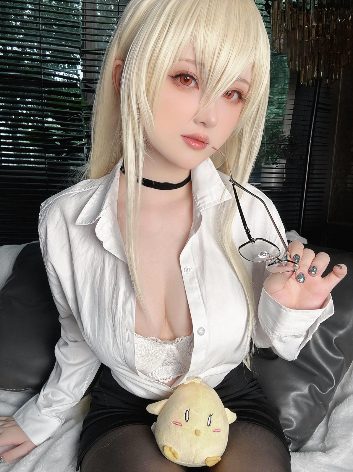 屿鱼 NO.007 patreon 23年6月-24年3月 [1239P 1.91GB]-主题排-不认识，黄毛白衬衫_第1集