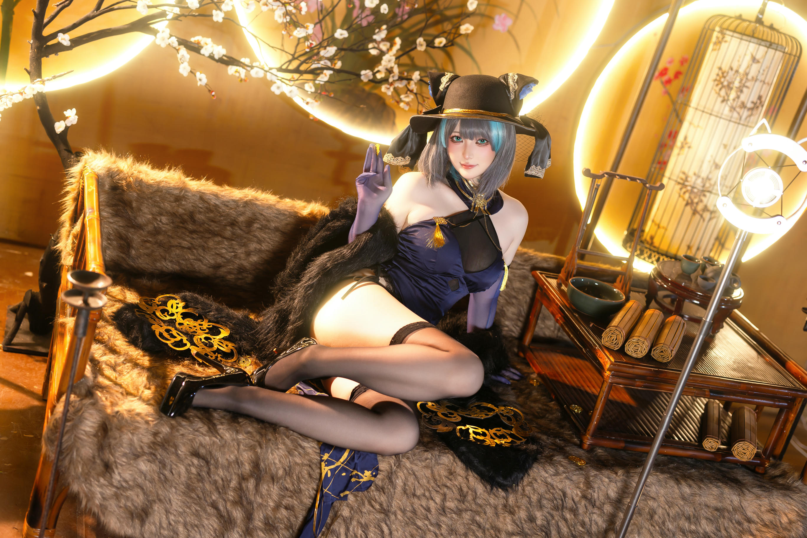 屿鱼 NO.038 金装猫猫头 [60P 747MB]_第1集