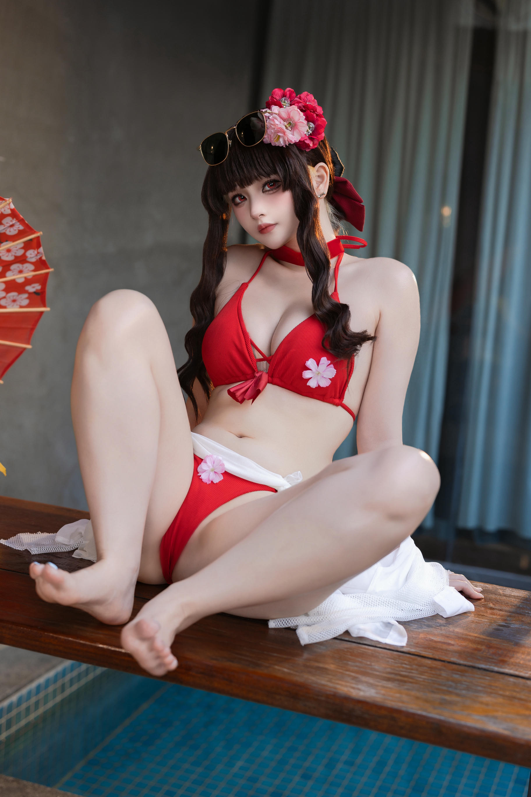 屿鱼 NO.042 樱花泳装 [80P 980MB]_第2集