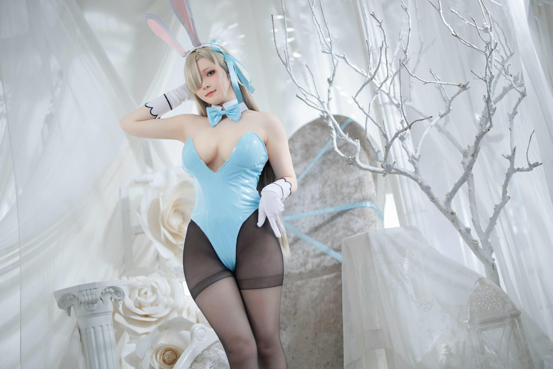 屿鱼 NO.007 patreon 23年6月-24年3月 [1239P 1.91GB]-主题排-蔚蓝档案-明日奈兔女郎_第1集