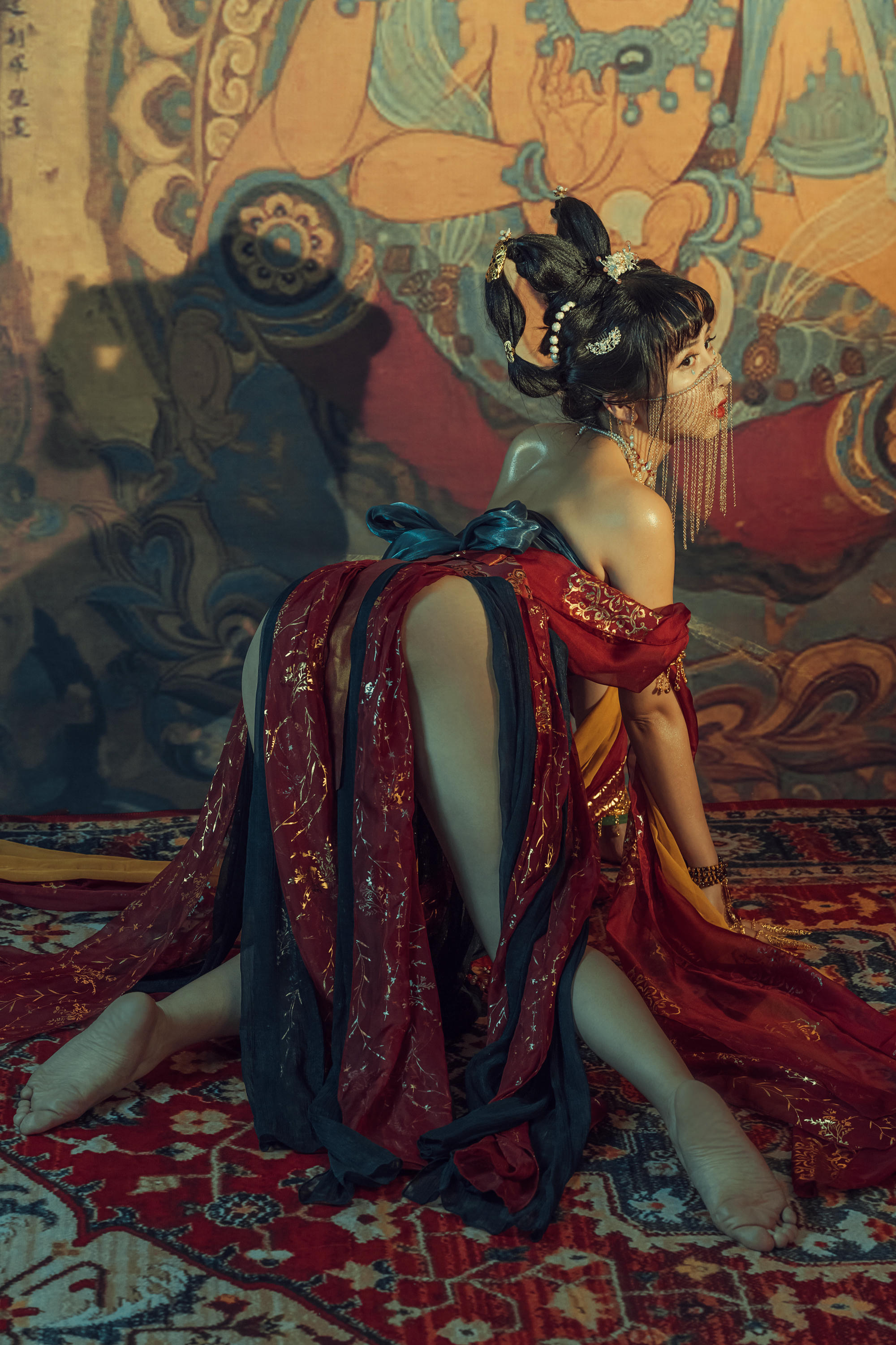 云溪溪 NO.001 敦煌 [45P-507MB]_第1集