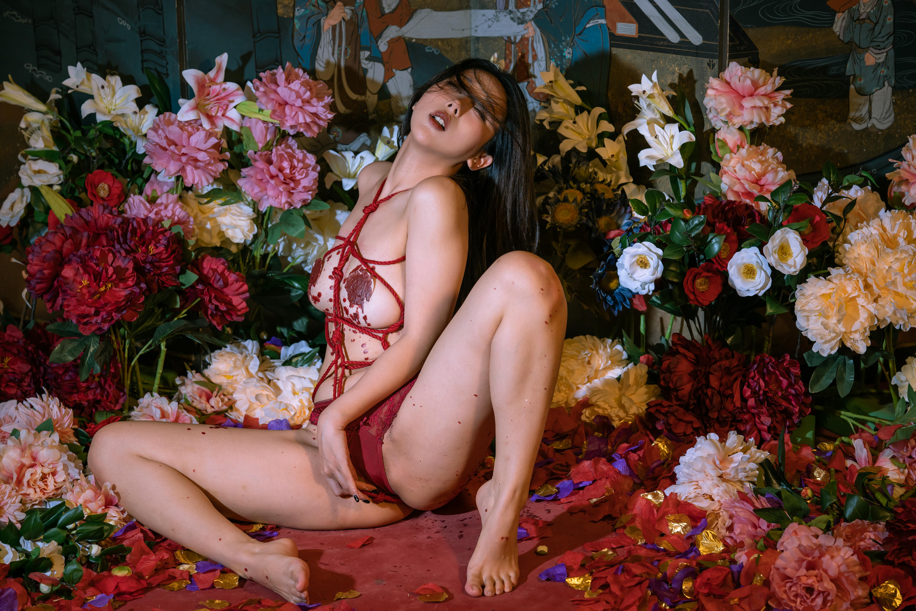 云溪溪 NO.102 奶桃 繁花[130P-3V-1.91G]_第6集