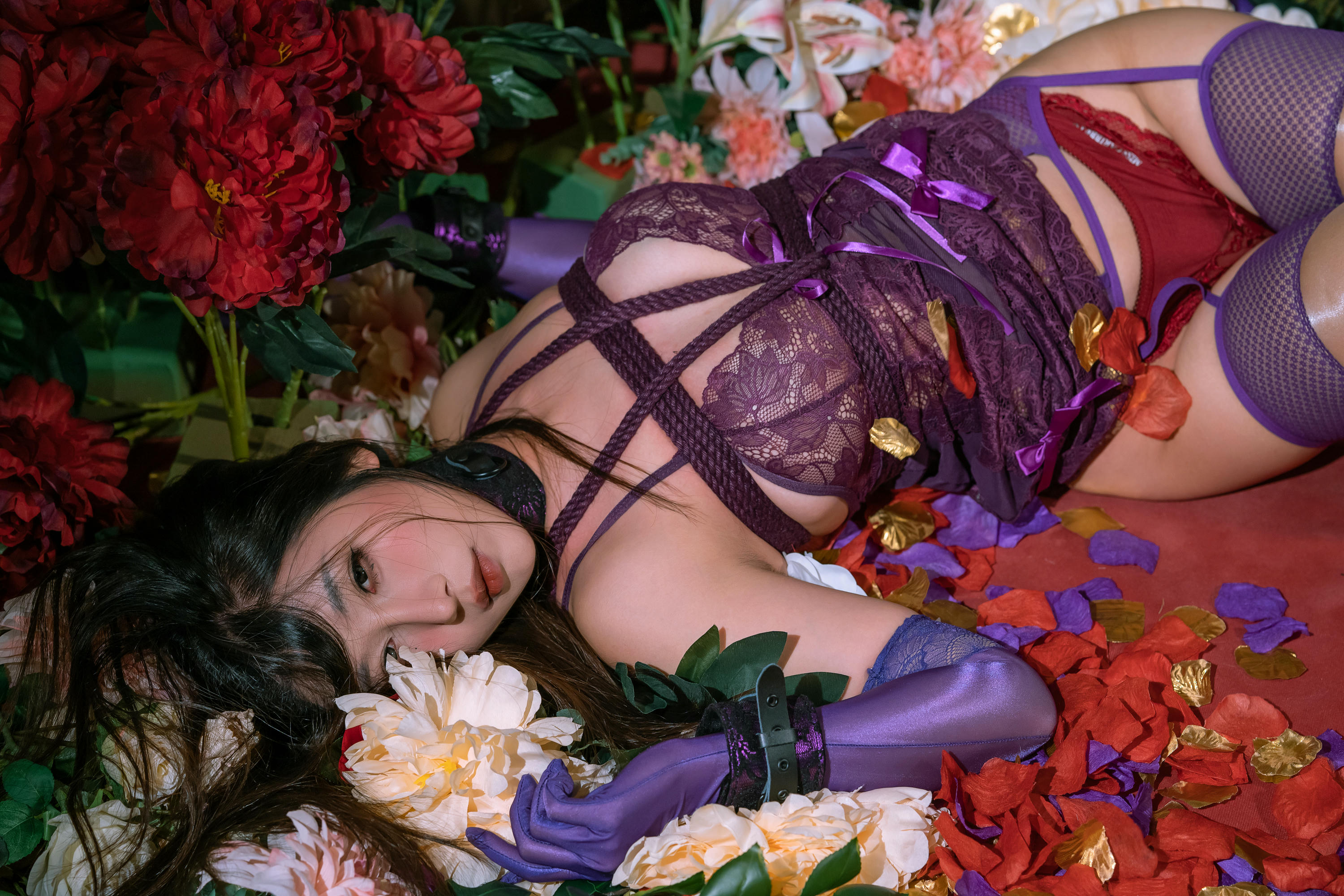 云溪溪 NO.102 奶桃 繁花[130P-3V-1.91G]_第2集