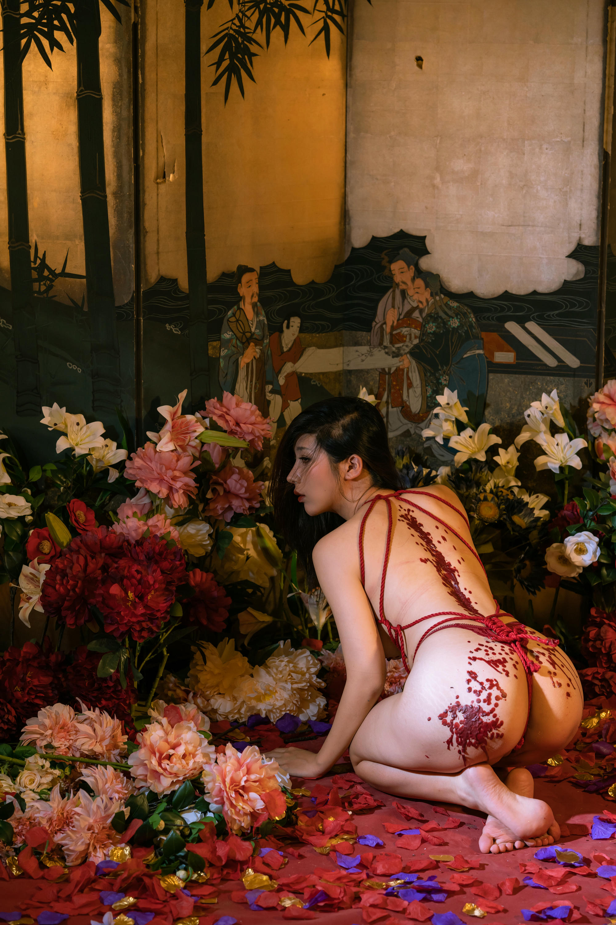 云溪溪 NO.102 奶桃 繁花[130P-3V-1.91G]_第4集