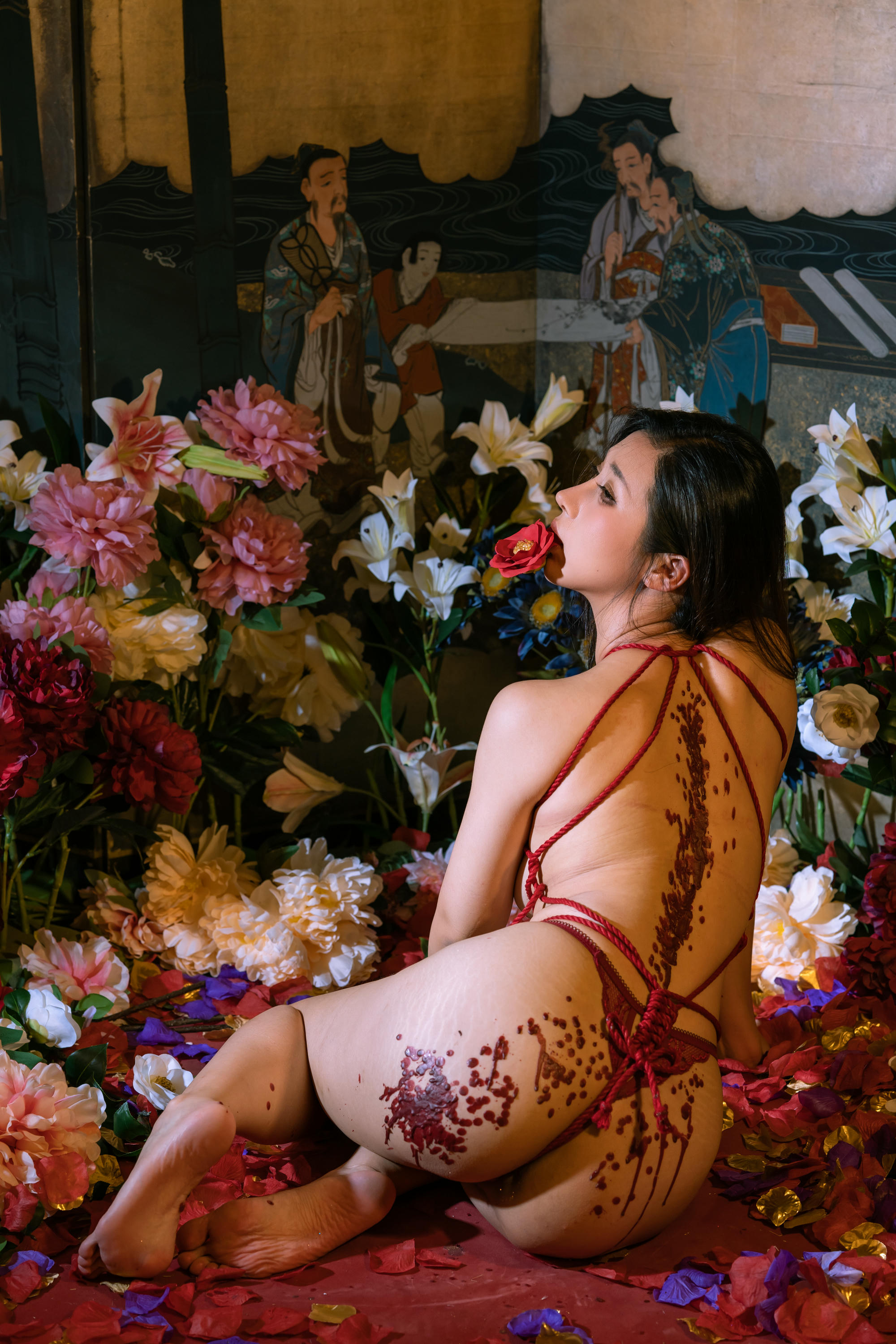 云溪溪 NO.102 奶桃 繁花[130P-3V-1.91G]_第4集