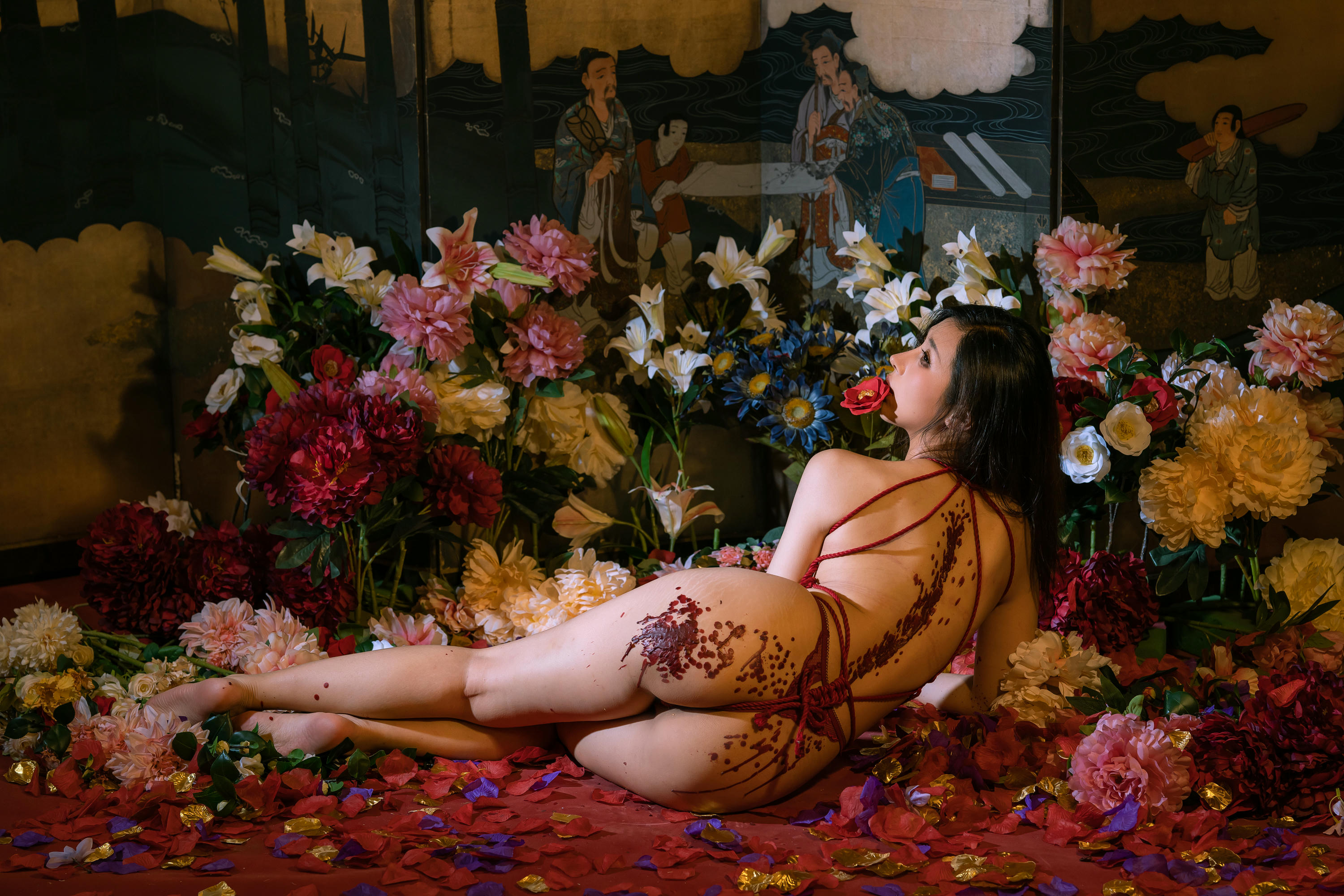 云溪溪 NO.102 奶桃 繁花[130P-3V-1.91G]_第4集