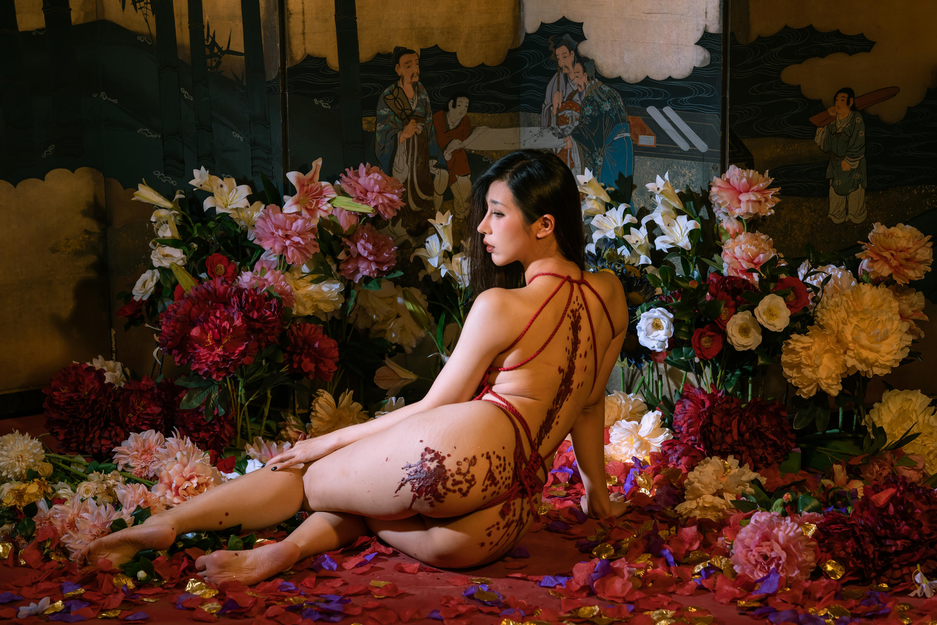 云溪溪 NO.102 奶桃 繁花[130P-3V-1.91G]_第4集