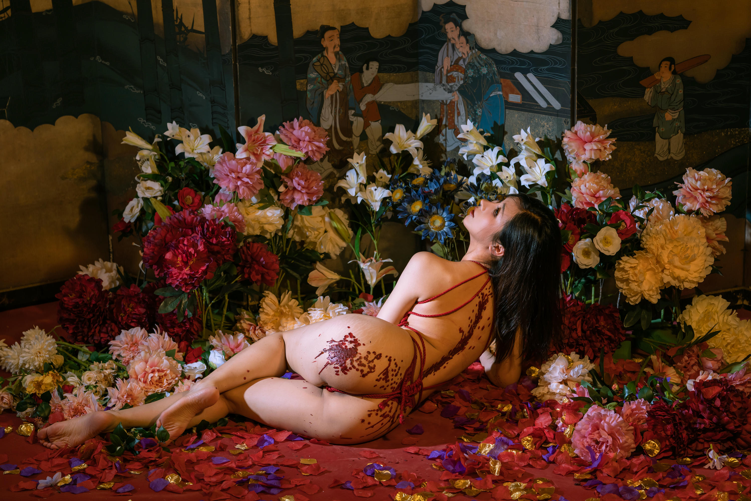 云溪溪 NO.102 奶桃 繁花[130P-3V-1.91G]_第4集