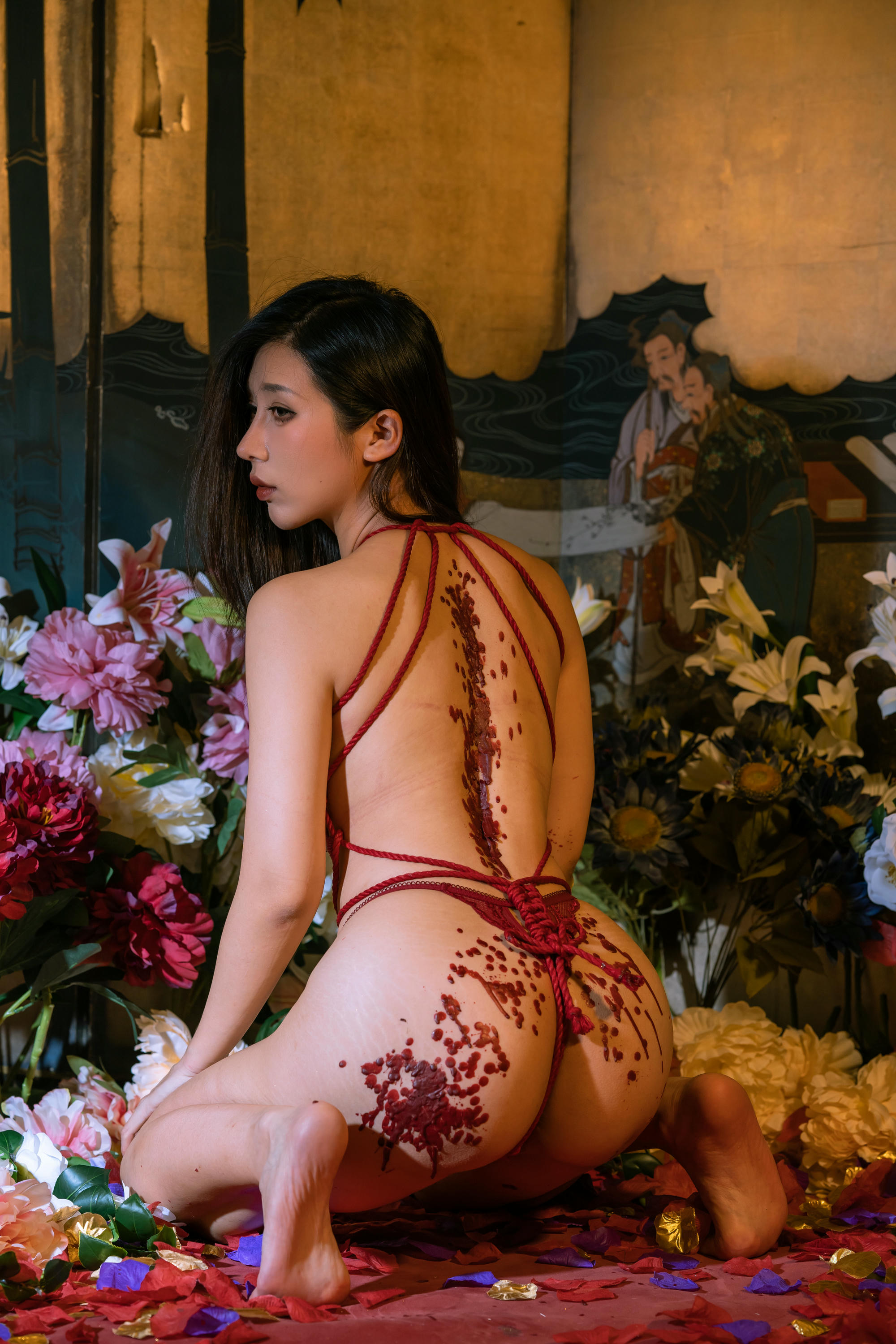 云溪溪 NO.102 奶桃 繁花[130P-3V-1.91G]_第5集