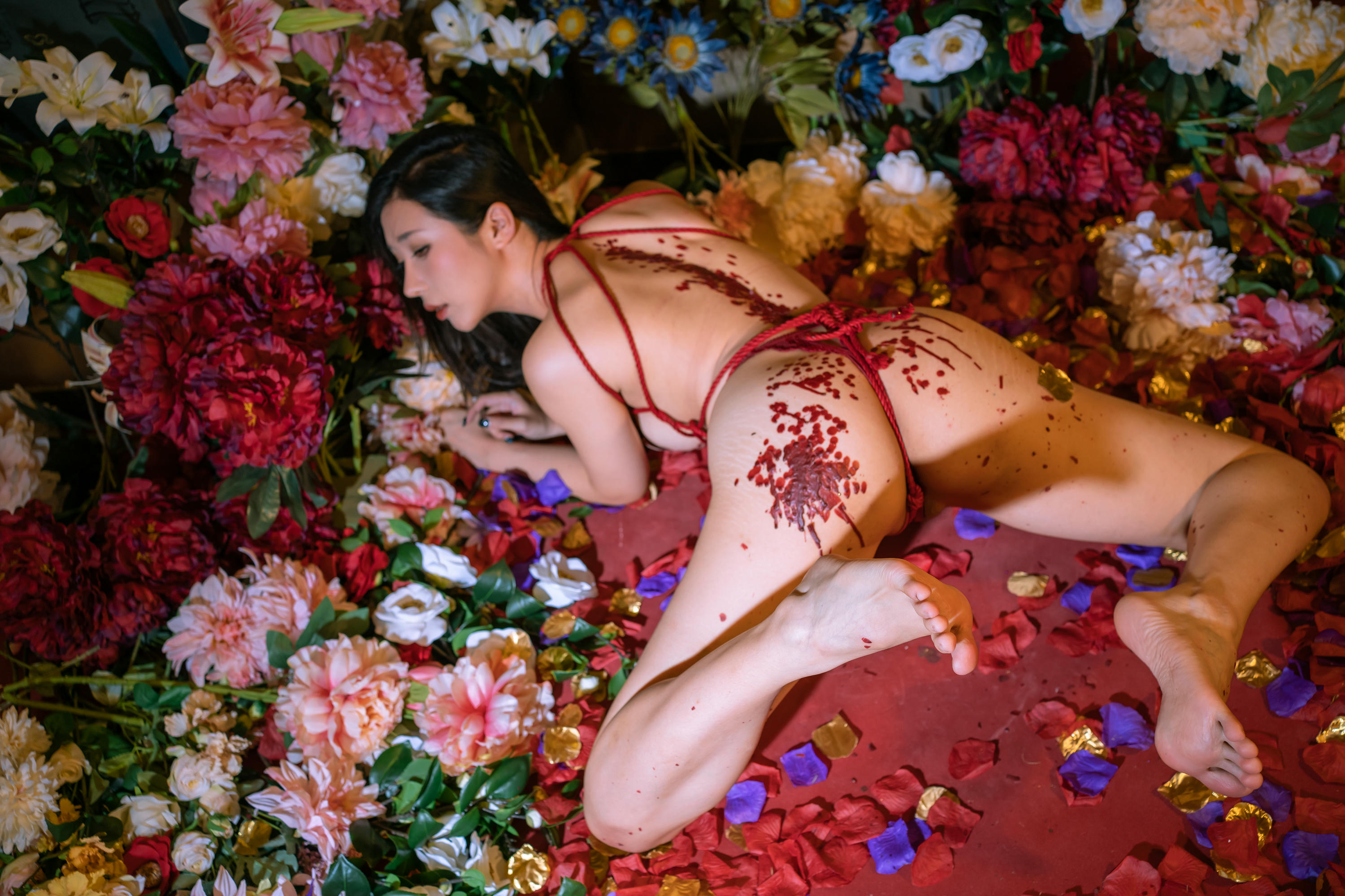 云溪溪 NO.102 奶桃 繁花[130P-3V-1.91G]_第5集