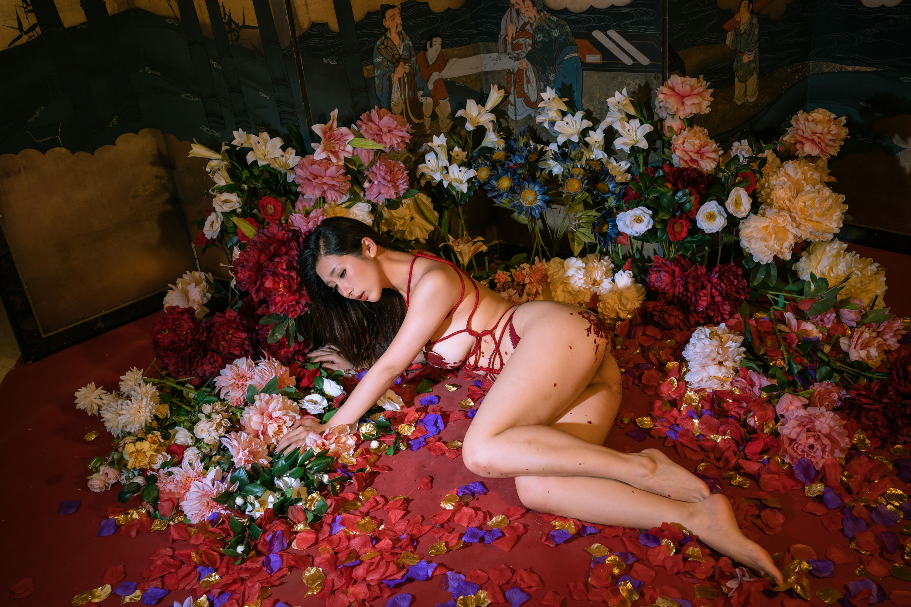 云溪溪 NO.102 奶桃 繁花[130P-3V-1.91G]_第5集