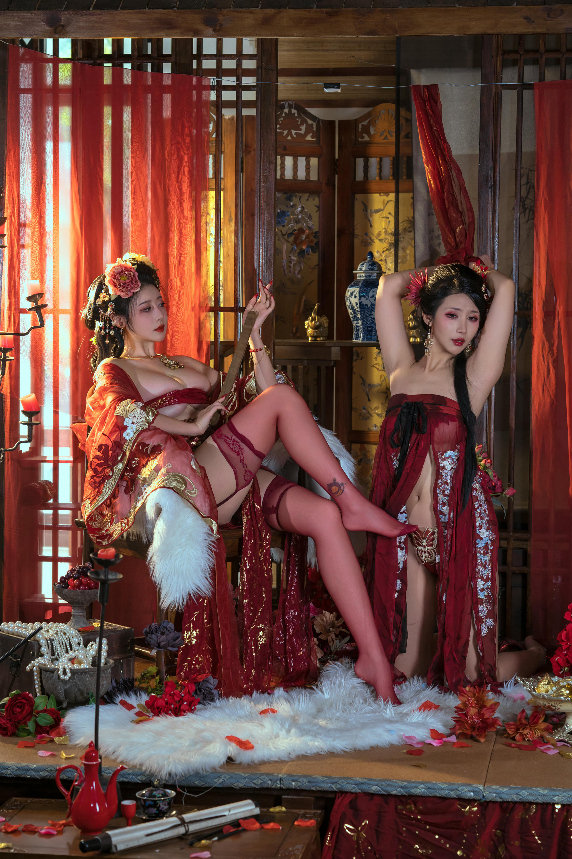 云溪溪 NO.105 &奶桃&奈汐酱nice 青楼韵事 [120P1V-1.22GB]_第1集