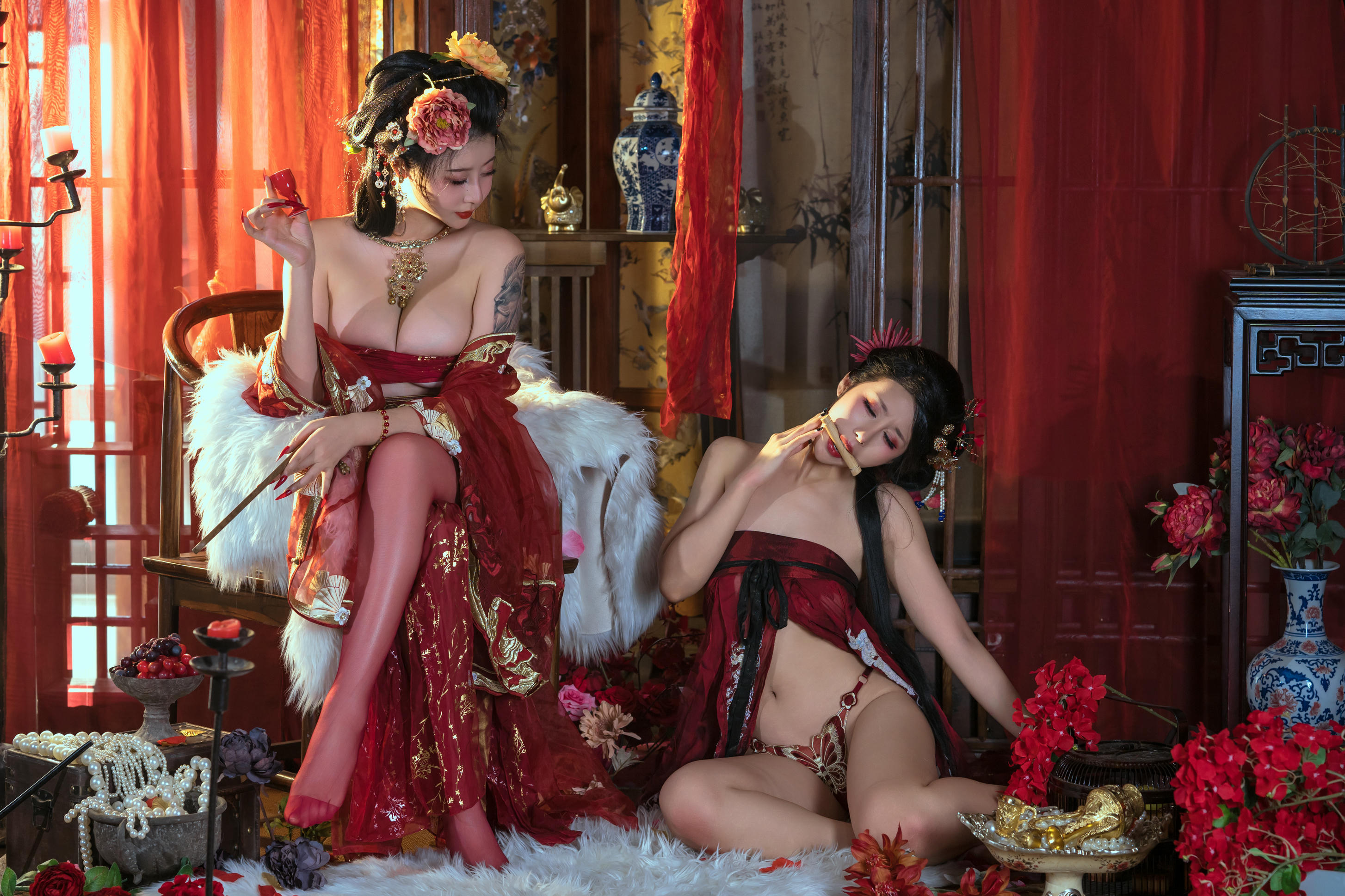 云溪溪 NO.105 &奶桃&奈汐酱nice 青楼韵事 [120P1V-1.22GB]_第2集