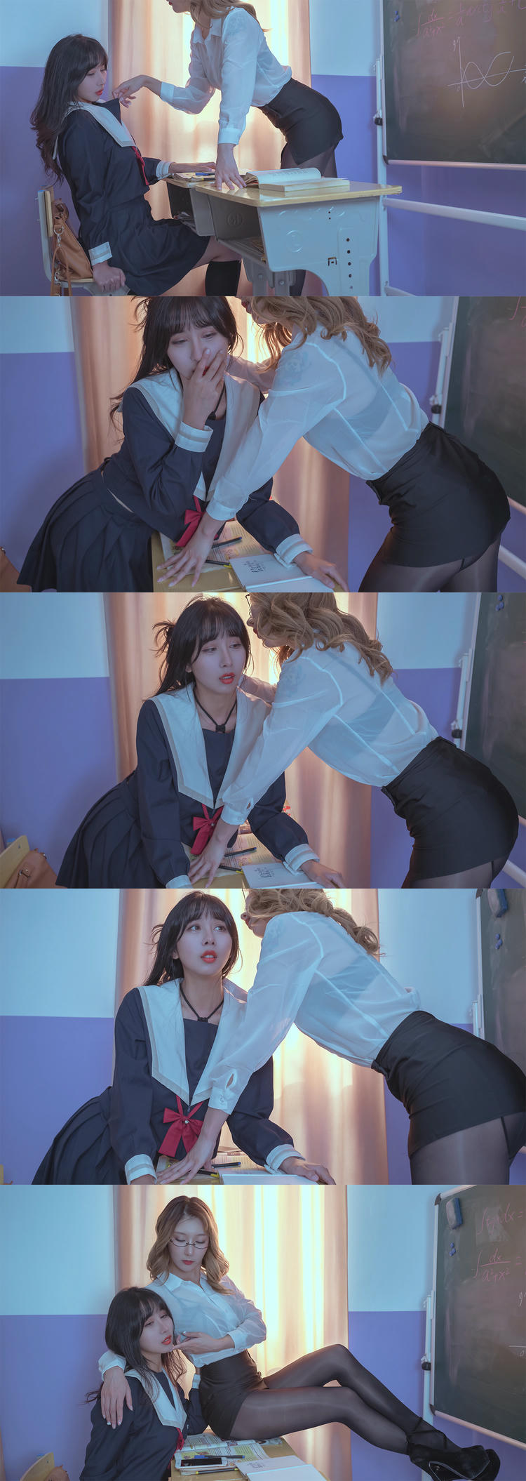 云溪溪 NO.012 教室绳艺[69P+1V 1.7GB]-长图_第1集