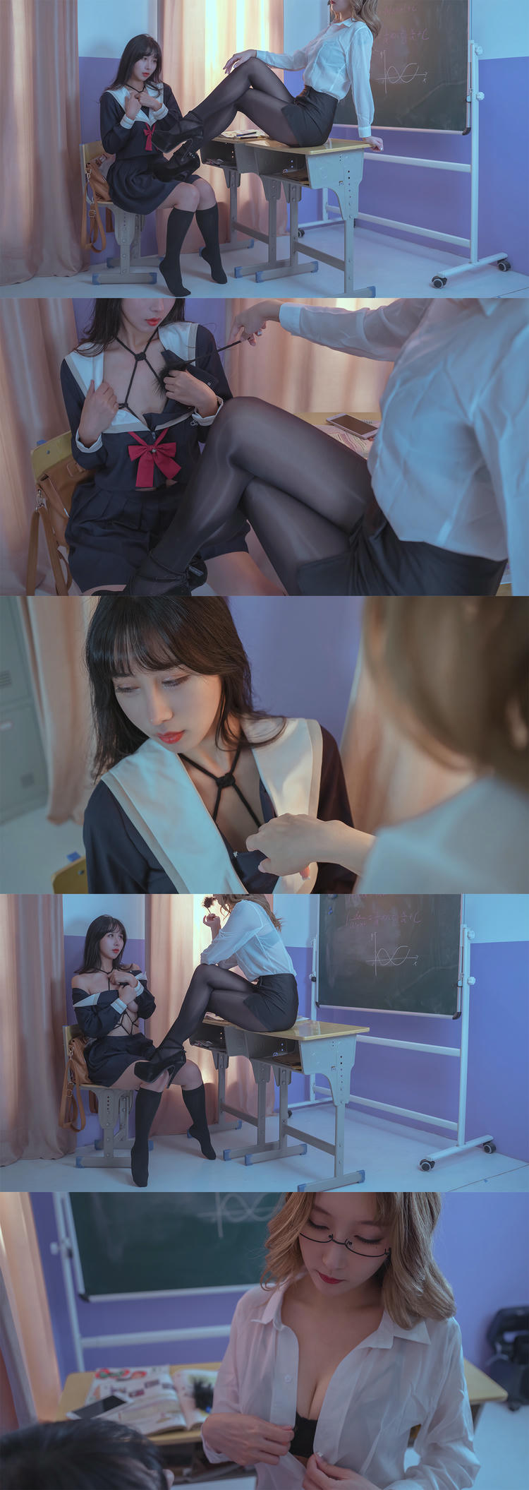 云溪溪 NO.012 教室绳艺[69P+1V 1.7GB]-长图_第1集