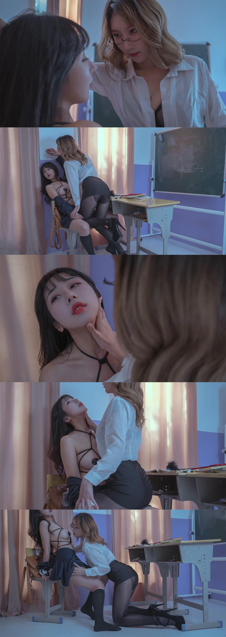 云溪溪 NO.012 教室绳艺[69P+1V 1.7GB]-长图_第1集