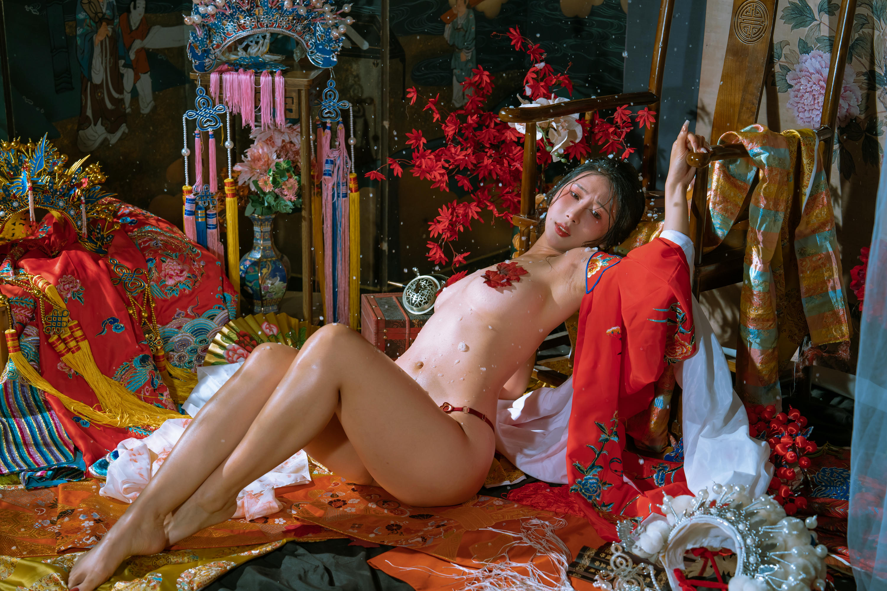 云溪溪 NO.112 奶桃 优伶[90P-1.16G]_第3集