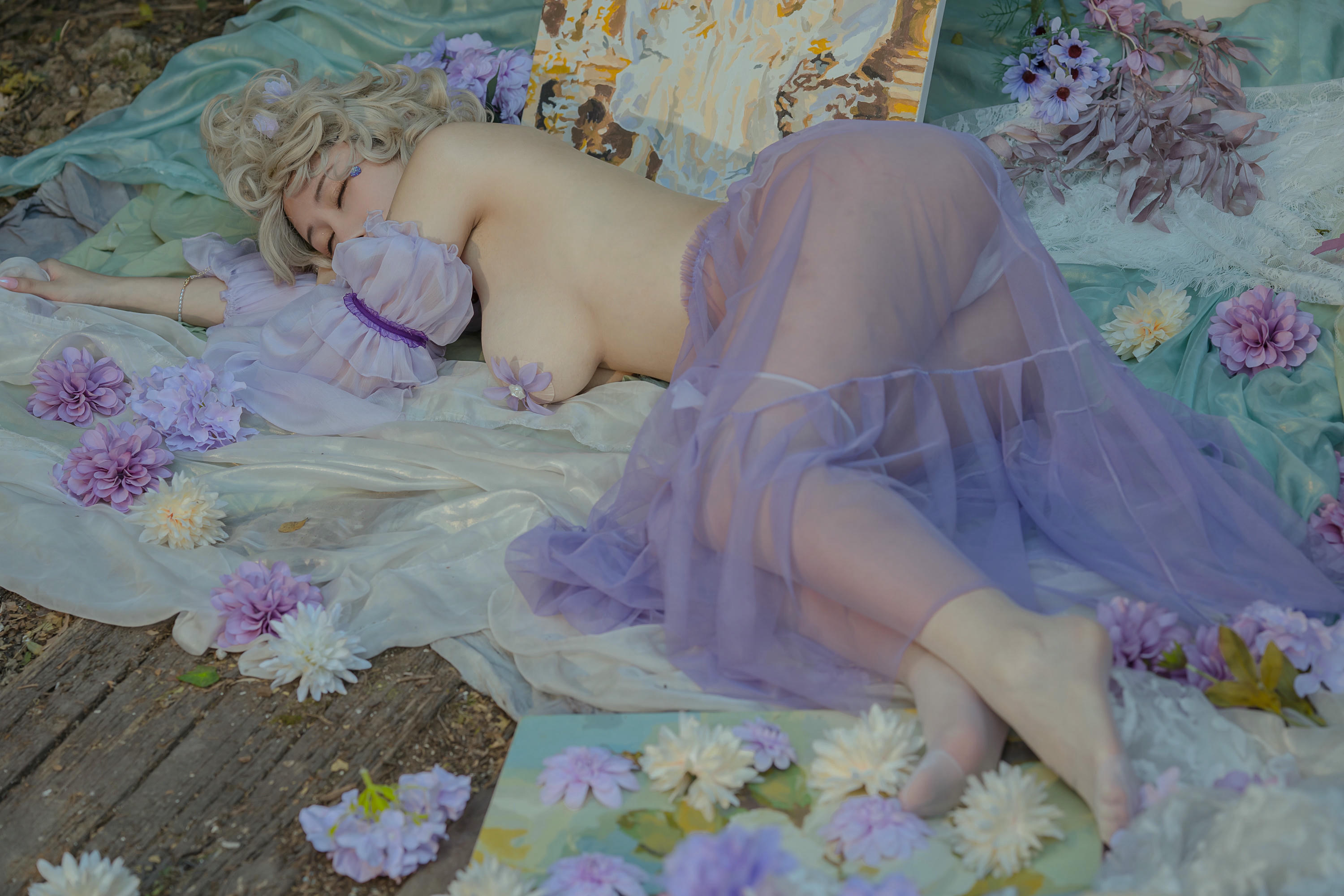 云溪溪 NO.019 奶桃 春风 [50P-162MB]_第1集