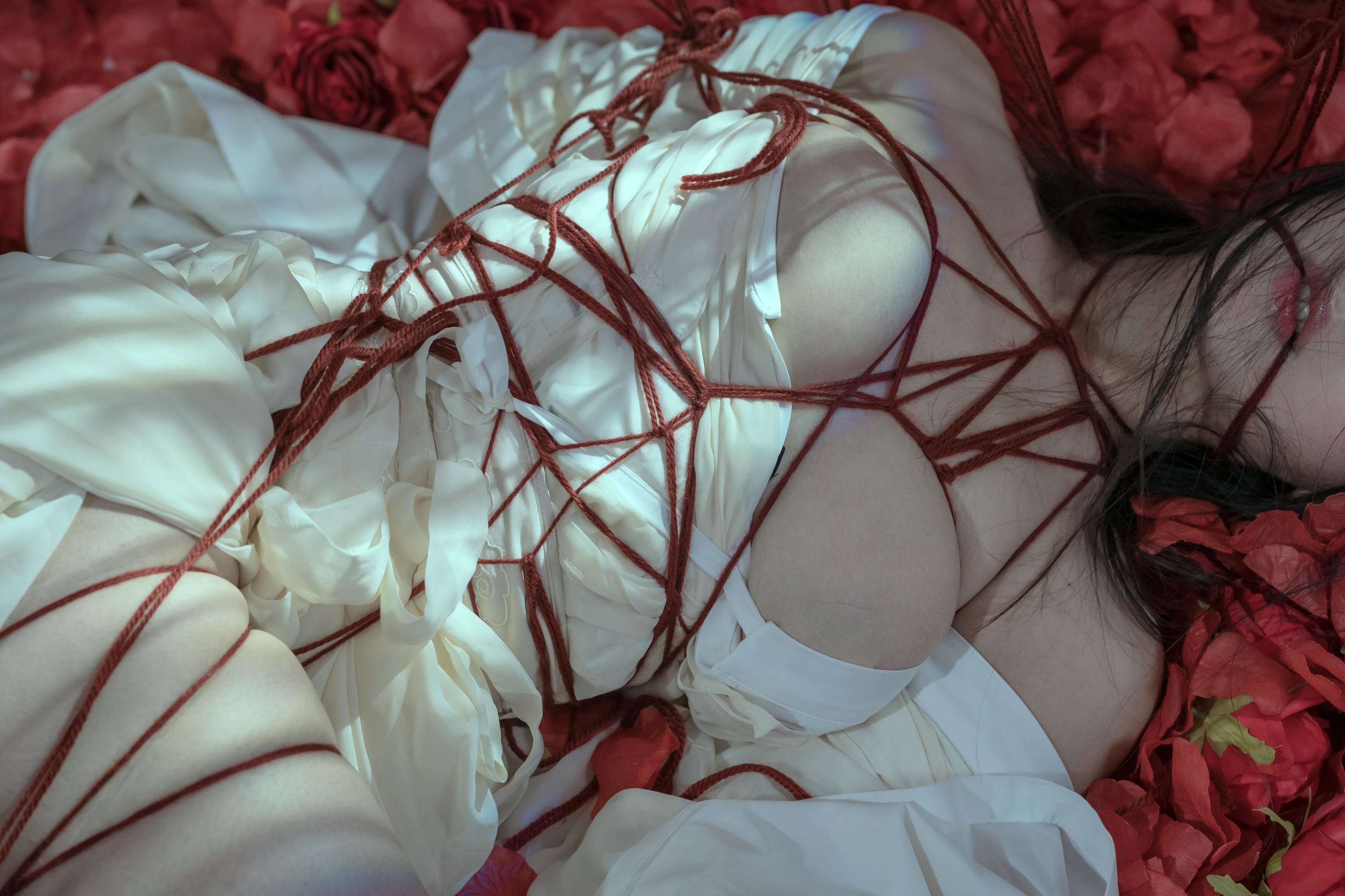 云溪溪 NO.022 奶桃 囚鸟 [64P 768MB]_第3集